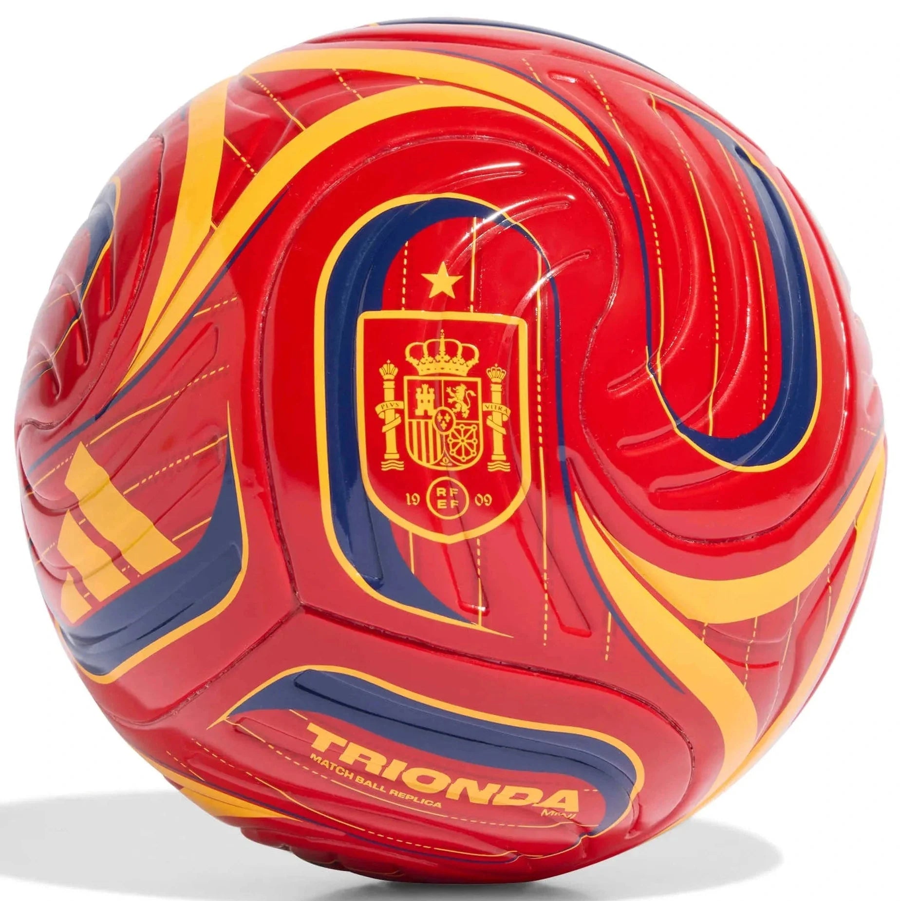 adidas 2026 Spain Home Mini Soccer Ball 1