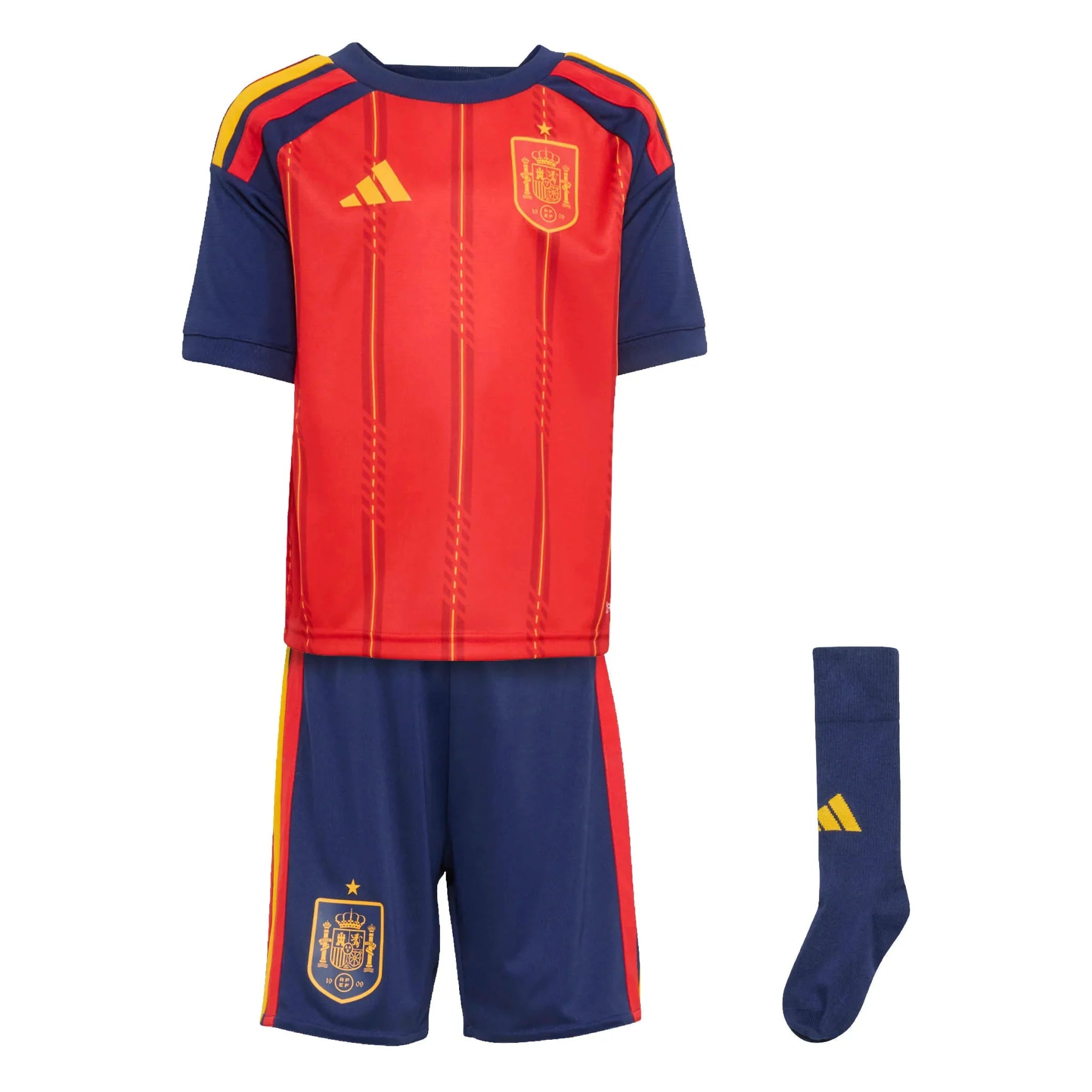 adidas 2026 Spain Kid's Home Mini Kit 1