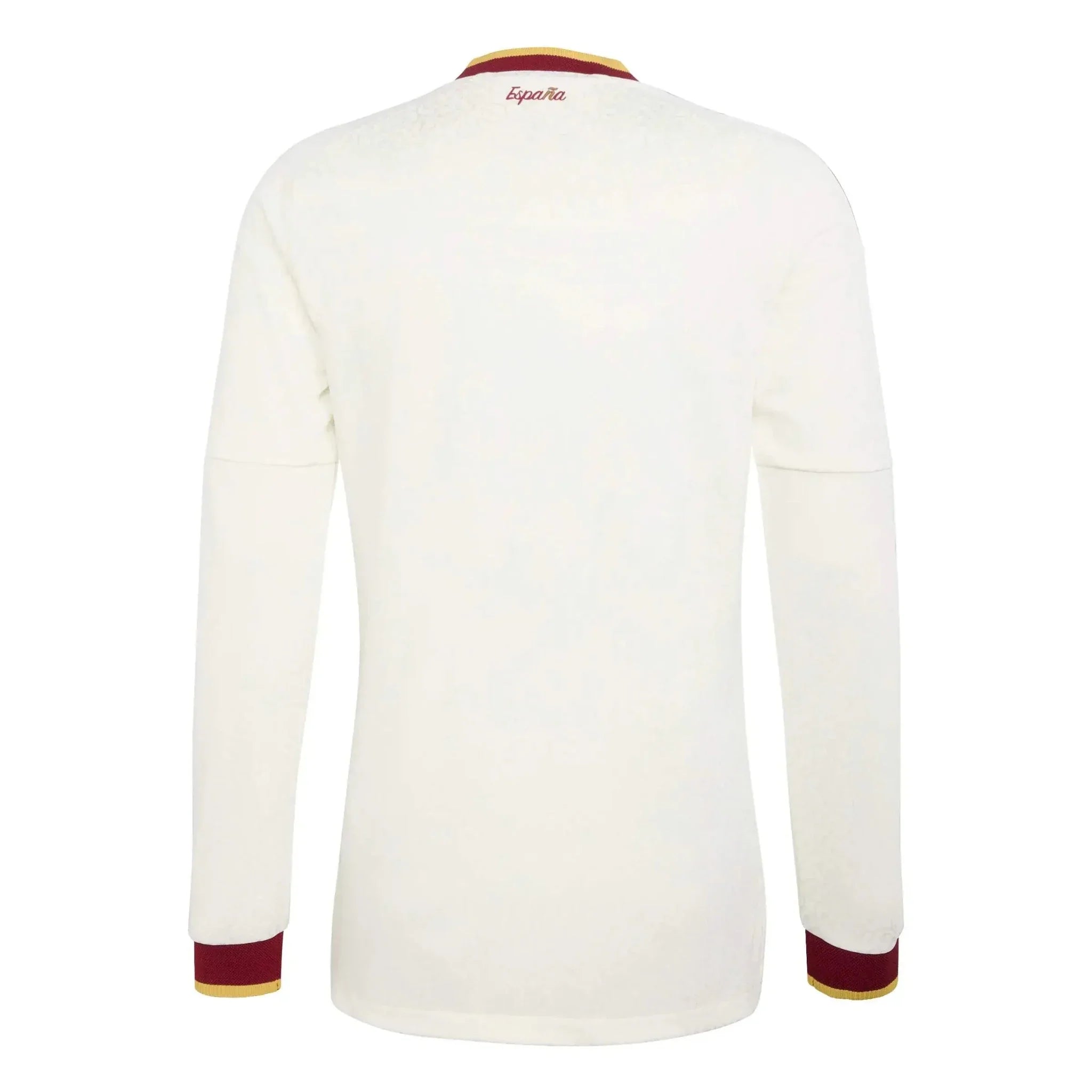adidas 2026 Spain Men's Authentic Away Long-Sleeve Soccer Jersey 2