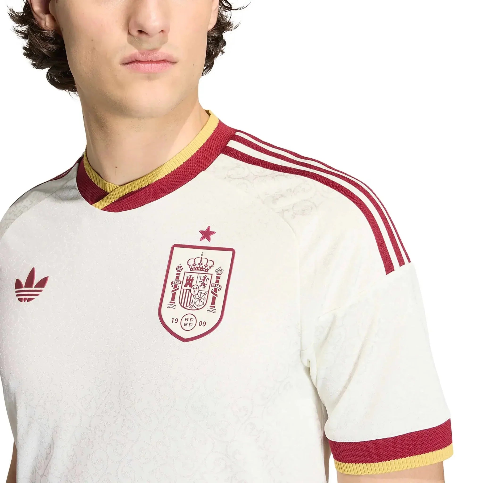 adidas 2026 Spain Men's Authentic Away Soccer Jersey 5