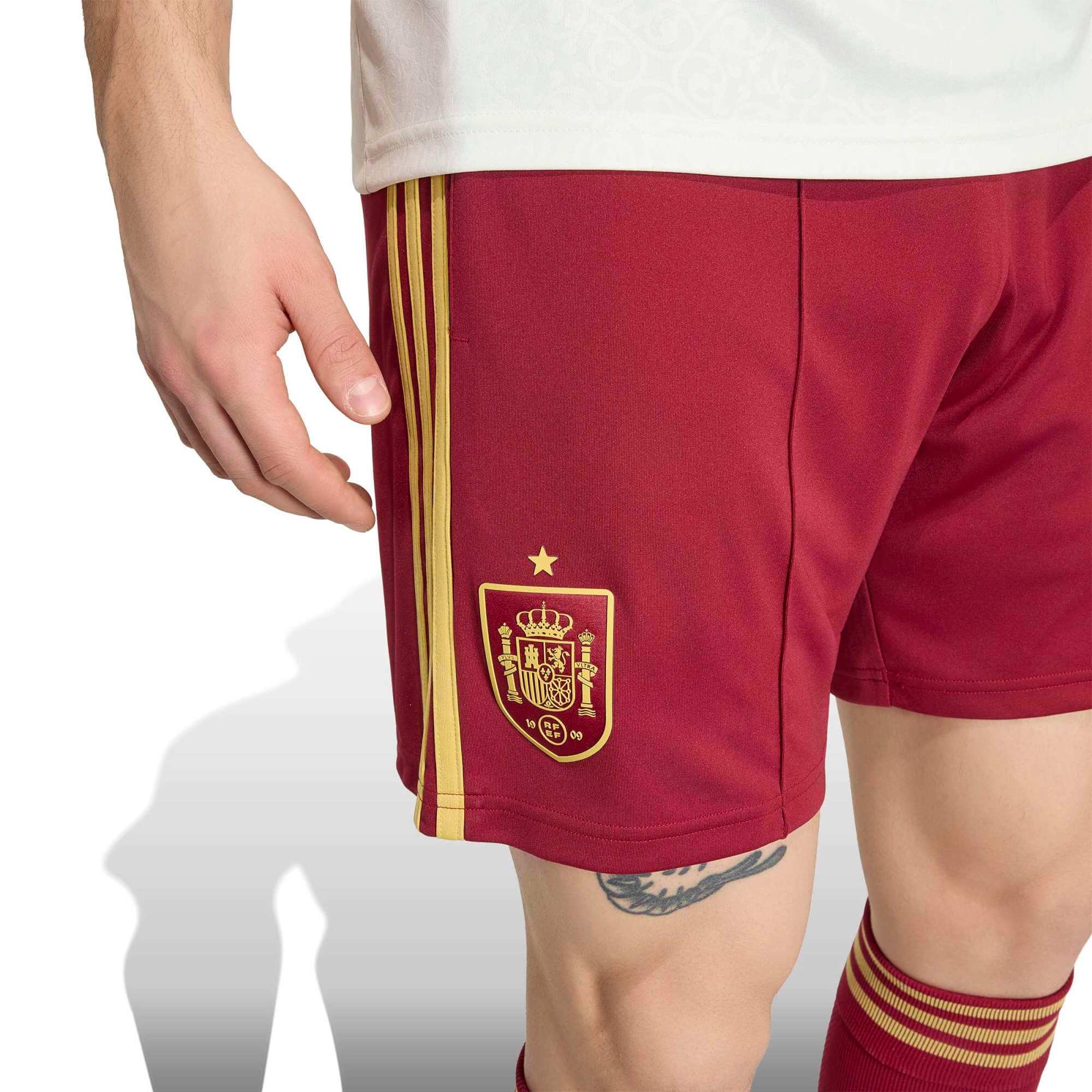 adidas 2026 Spain Men's Stadium Away Shorts 4