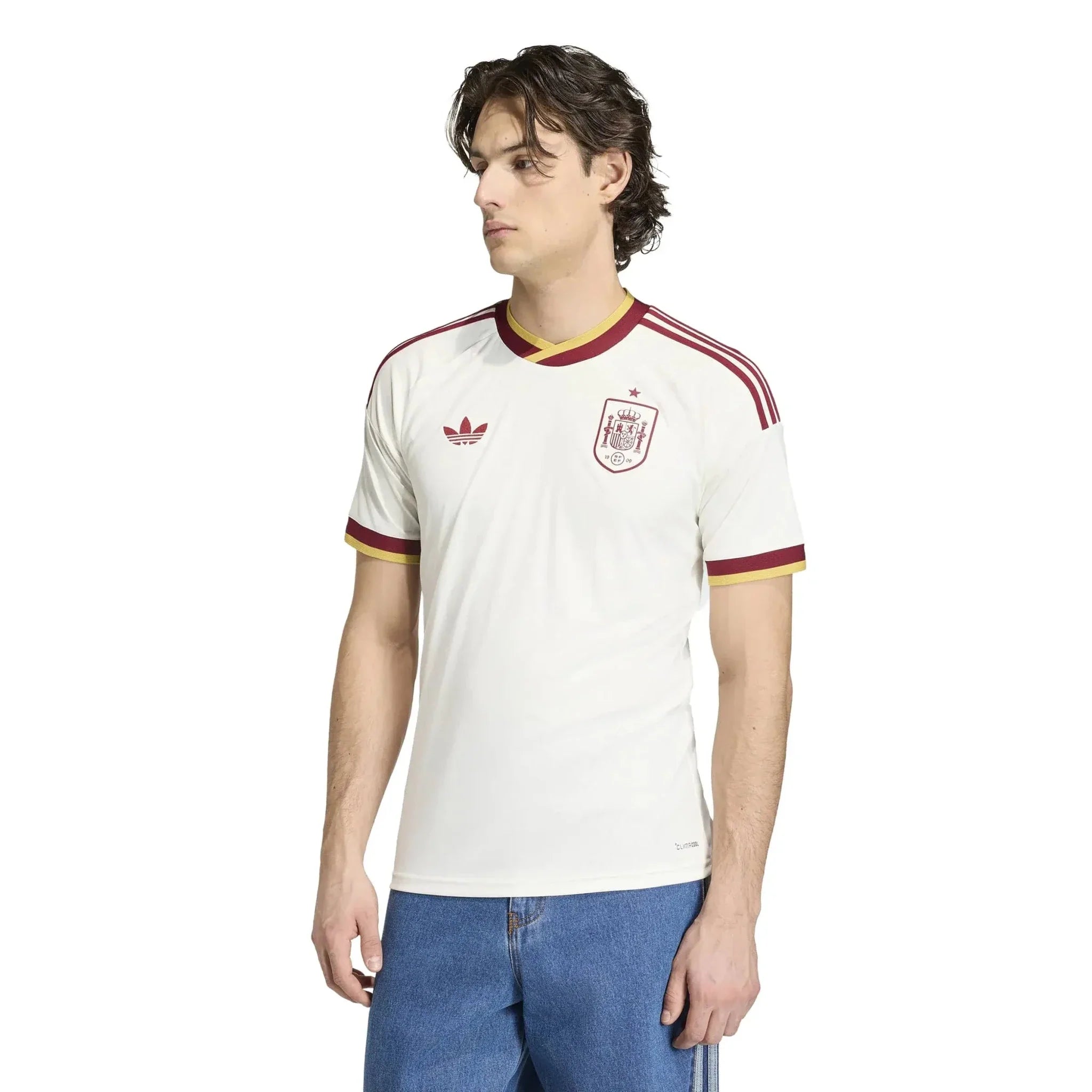 adidas 2026 Spain Men's Stadium Away Soccer Jersey 3