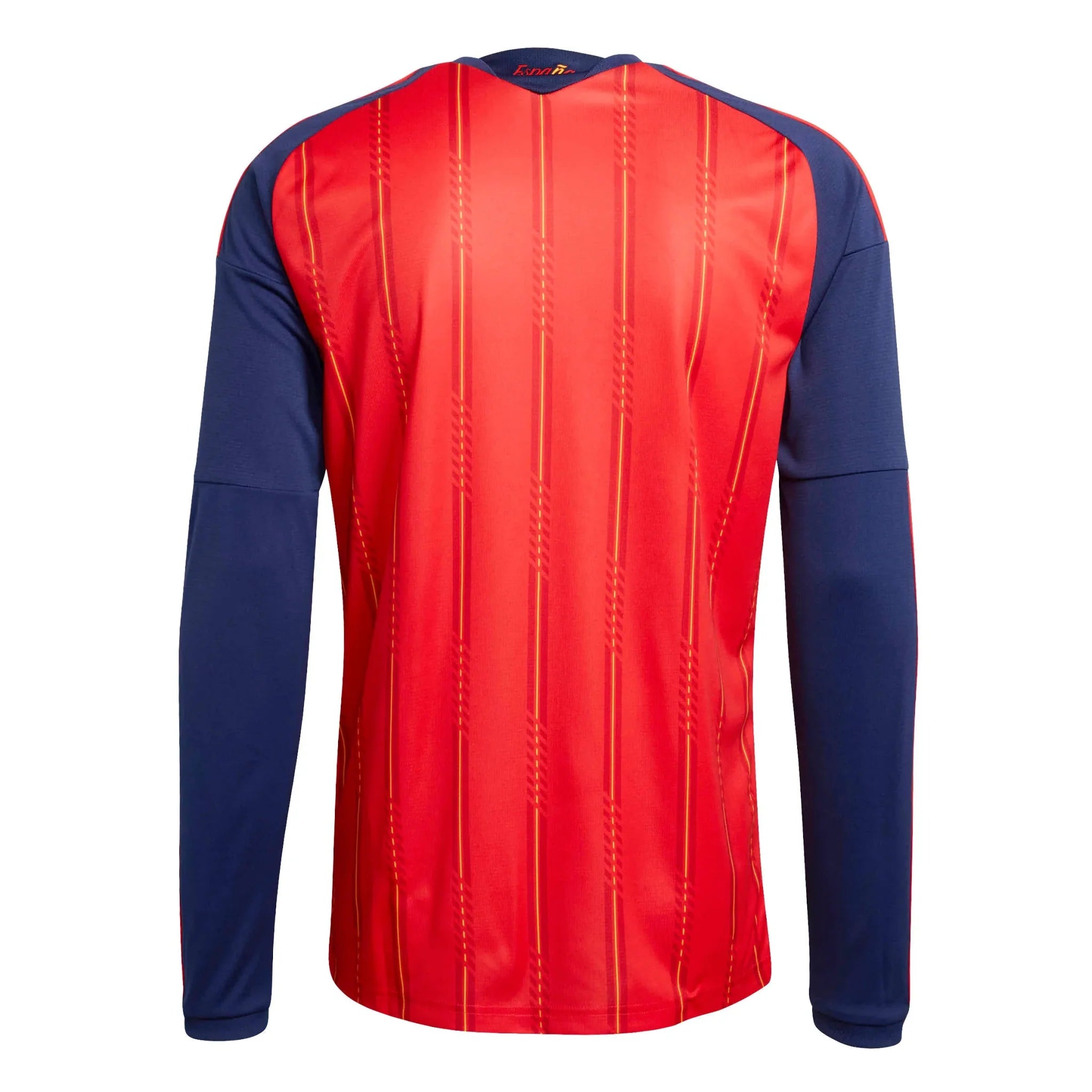 adidas 2026 Spain Men's Stadium Home Long-Sleeve Soccer Jersey 2