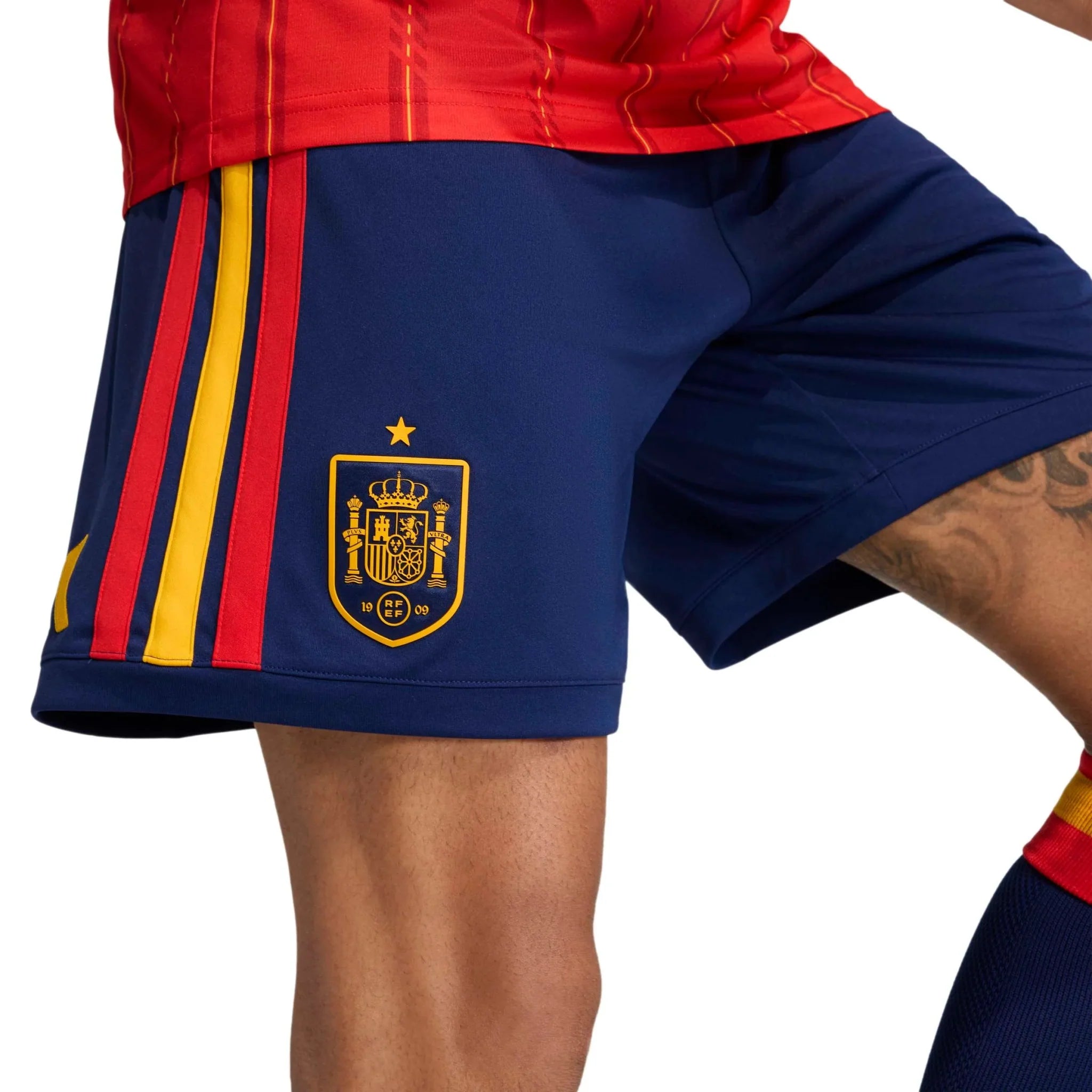 adidas 2026 Spain Men's Stadium Home Shorts 4
