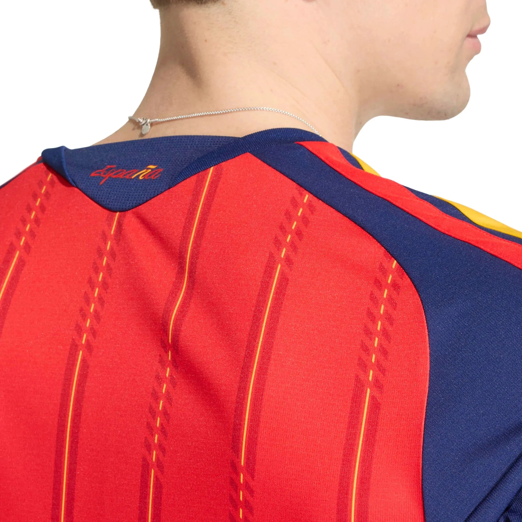 adidas 2026 Spain Men's Stadium Home Soccer Jersey 6