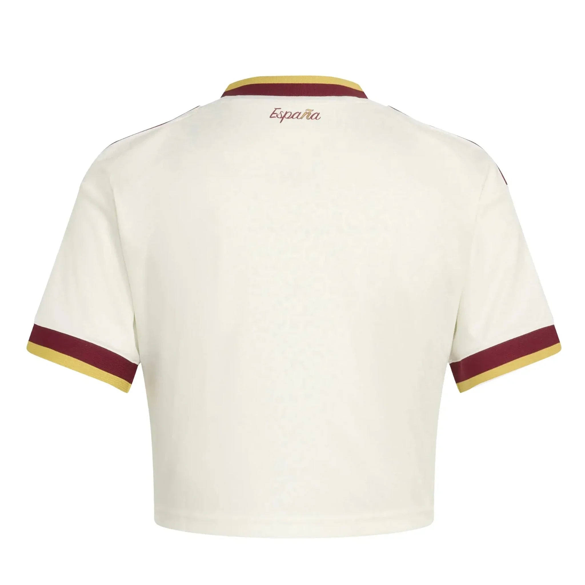 adidas 2026 Spain Women's Stadium Away Cropped Soccer Jersey 2