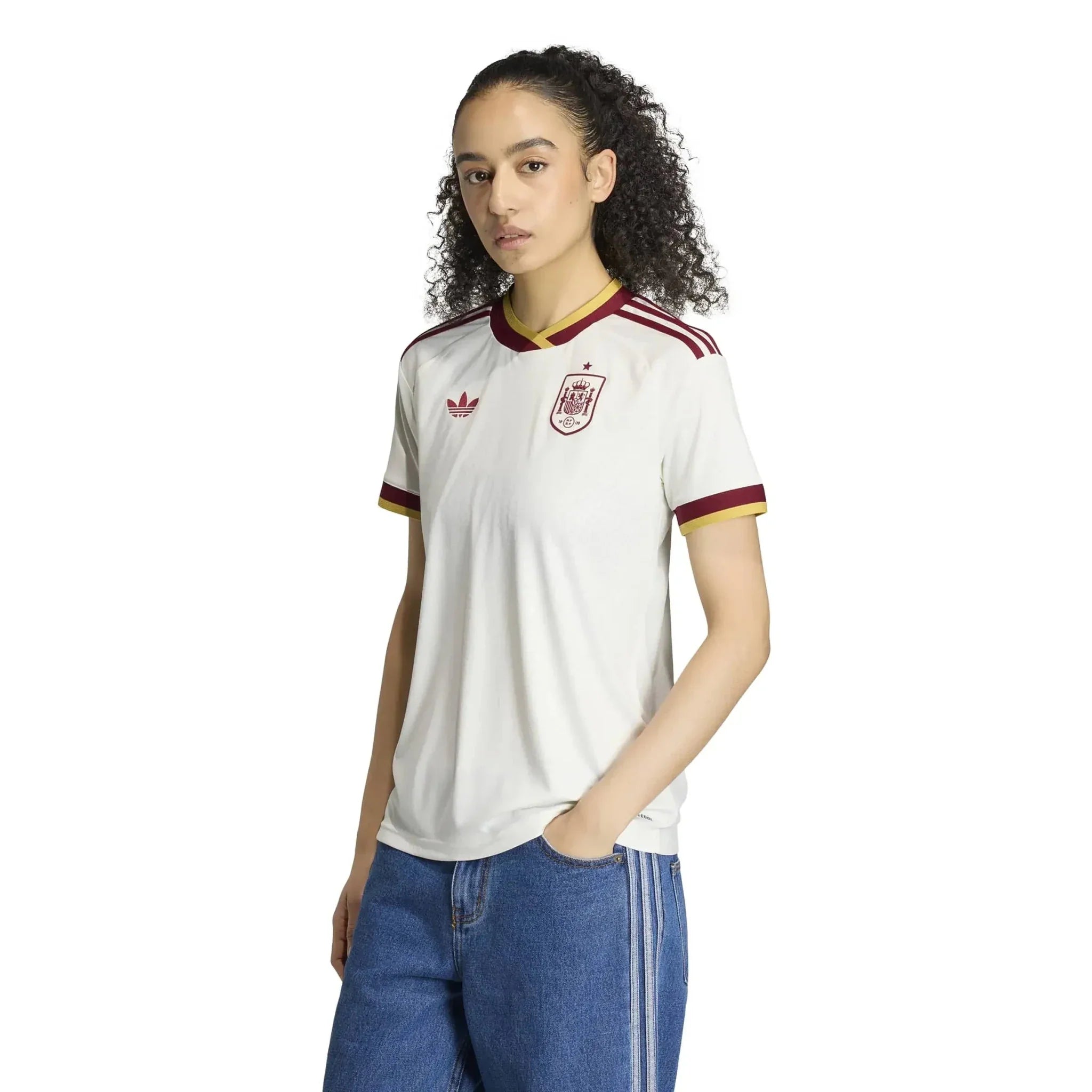adidas 2026 Spain Women's Stadium Away Soccer Jersey 3