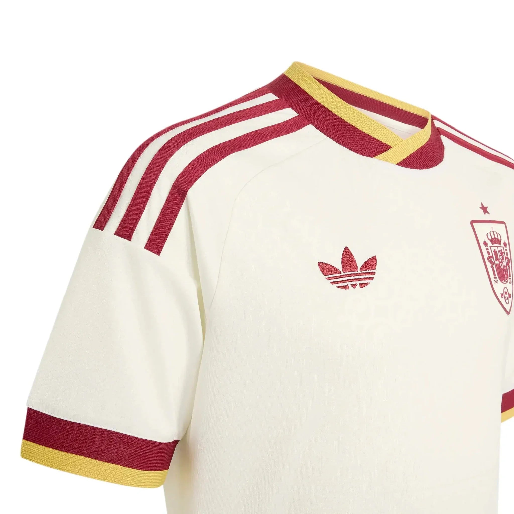 adidas 2026 Spain Youth Stadium Away Soccer Jersey 3