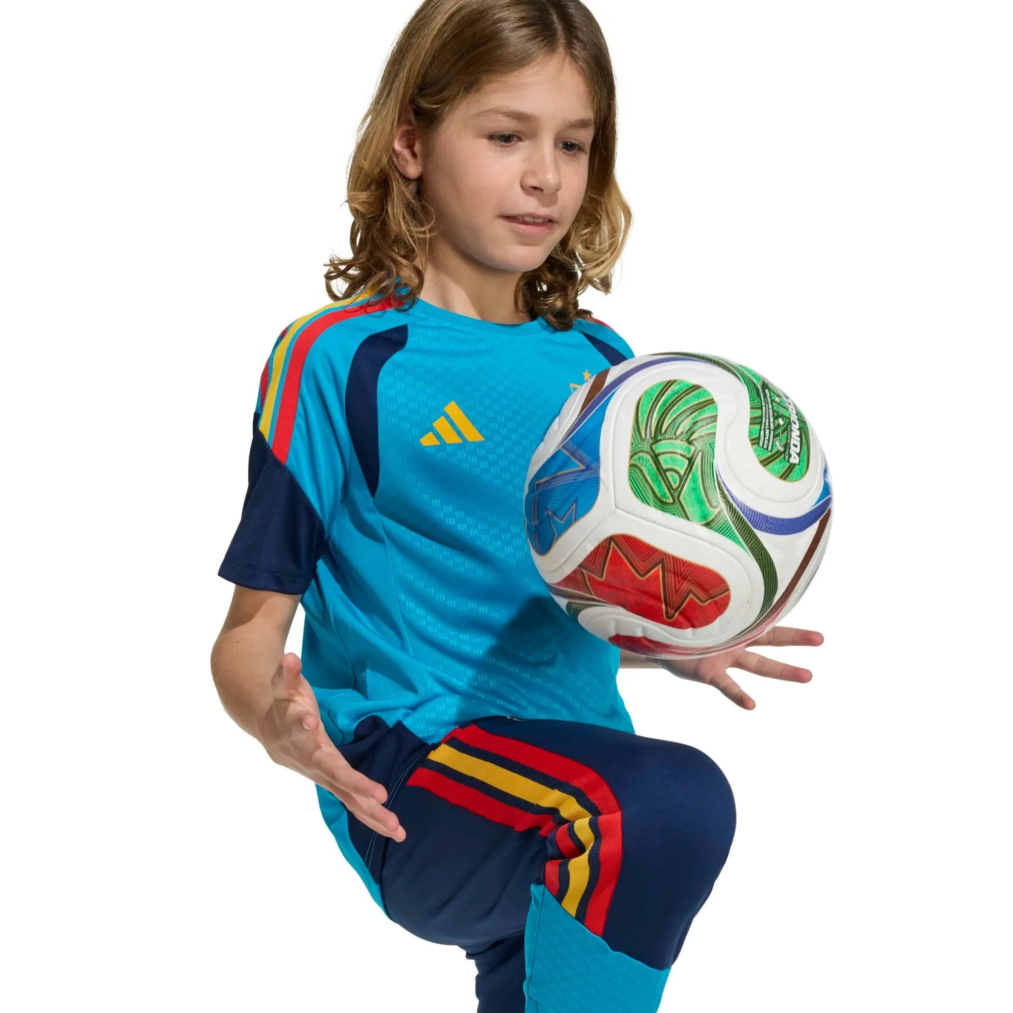adidas 2026 Spain Youth Tiro Training Soccer Jersey 3