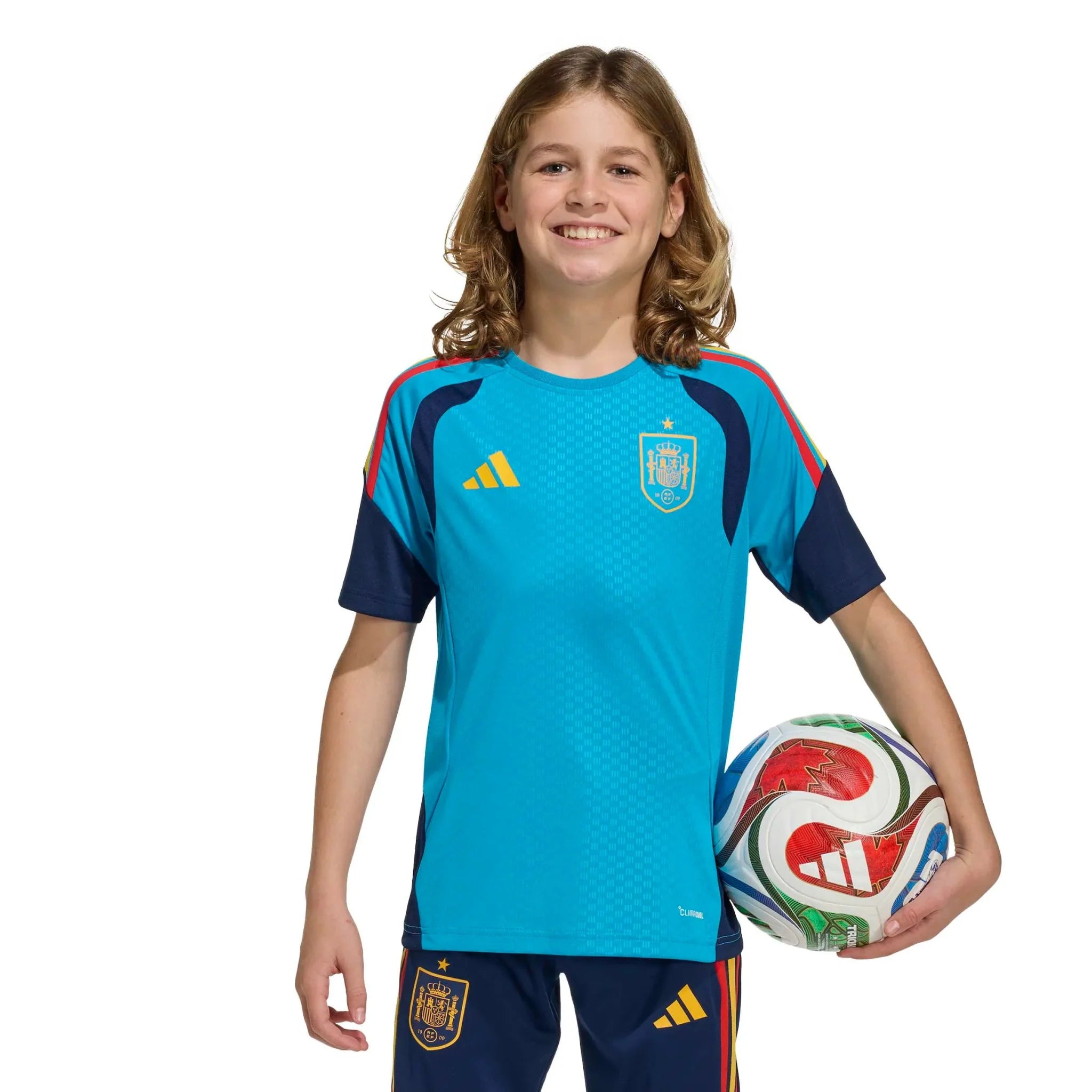 adidas 2026 Spain Youth Tiro Training Soccer Jersey 5
