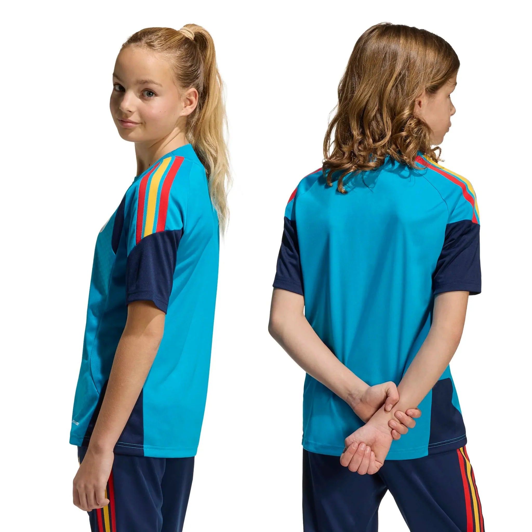 adidas 2026 Spain Youth Tiro Training Soccer Jersey 8