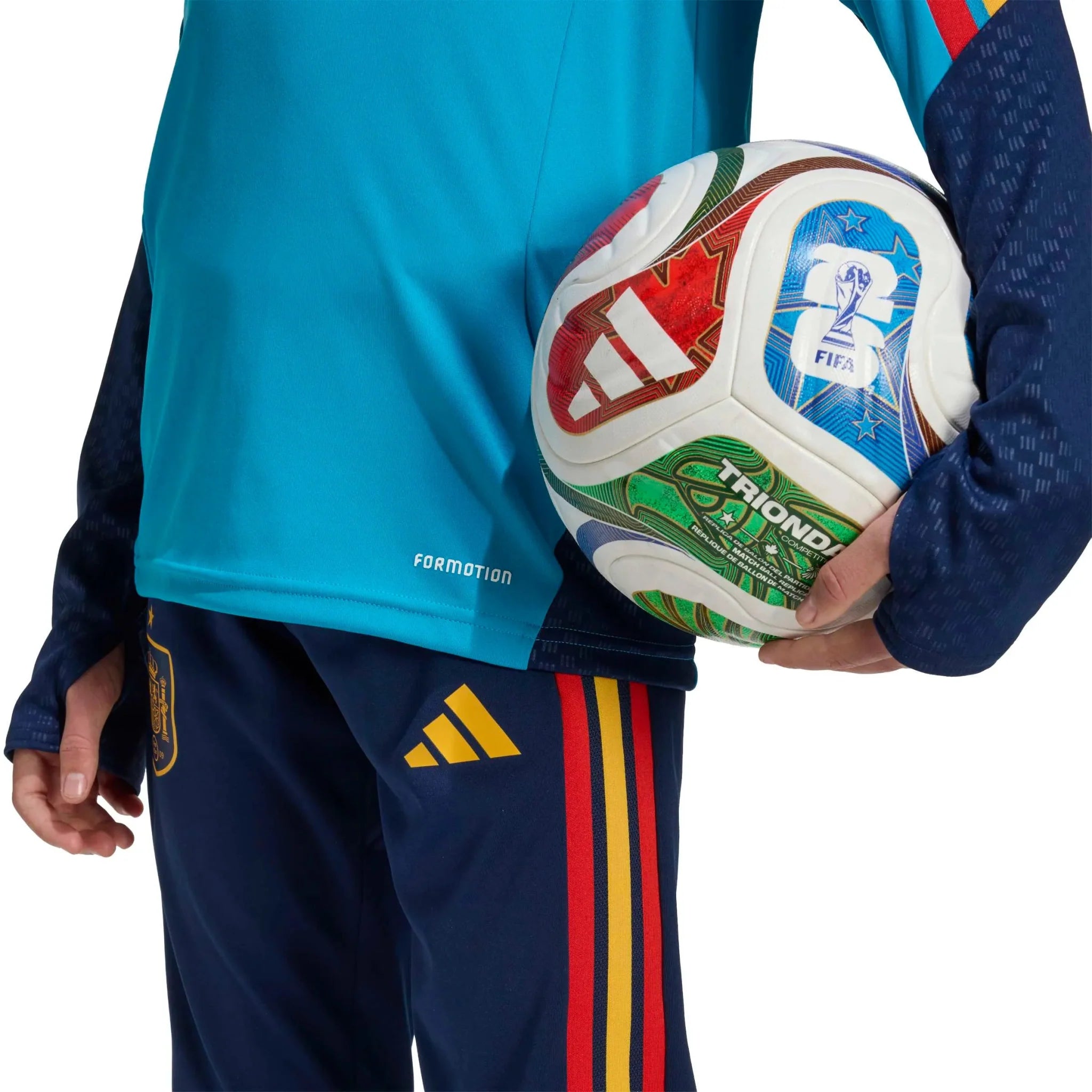 adidas 2026 Spain Youth Tiro Training Top 3