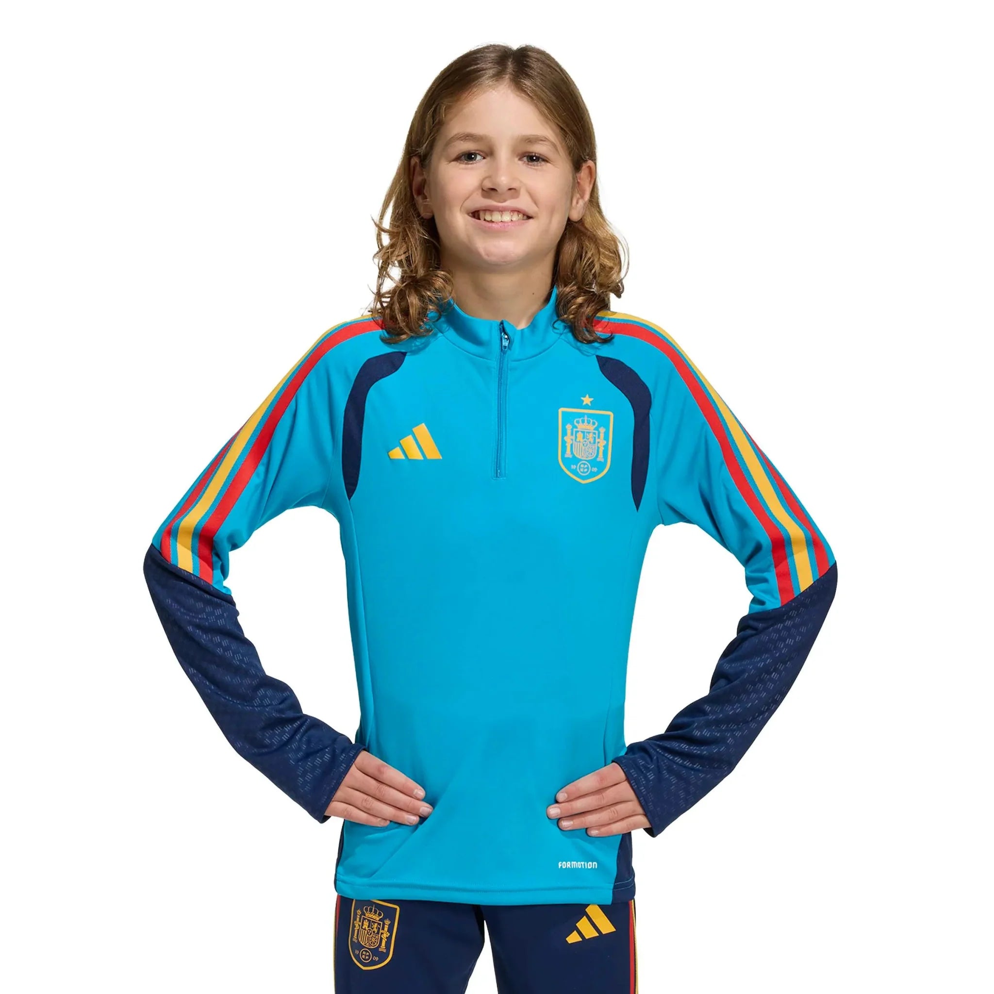 adidas 2026 Spain Youth Tiro Training Top 4