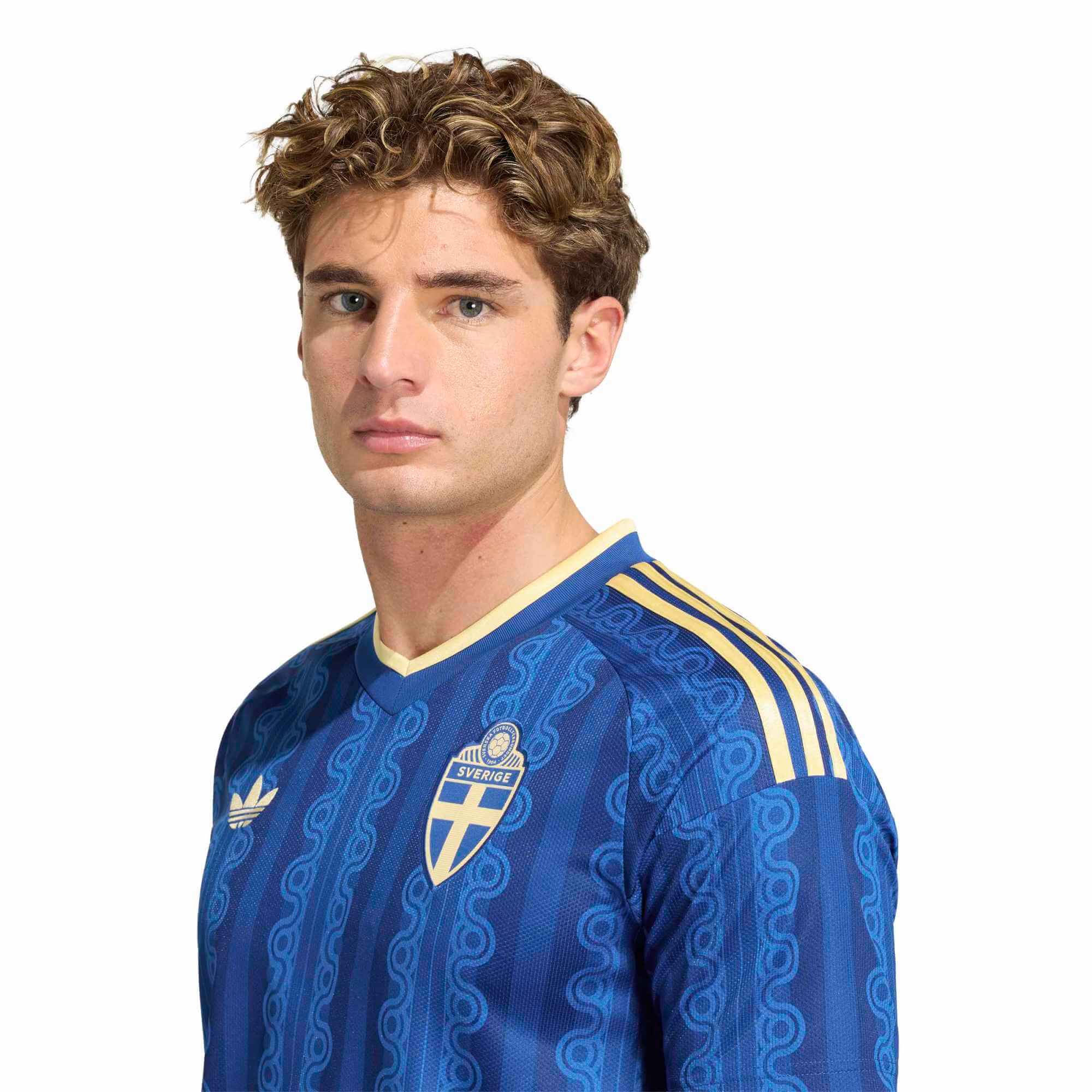 adidas 2026 Sweden Men's Stadium Away Soccer Jersey 5