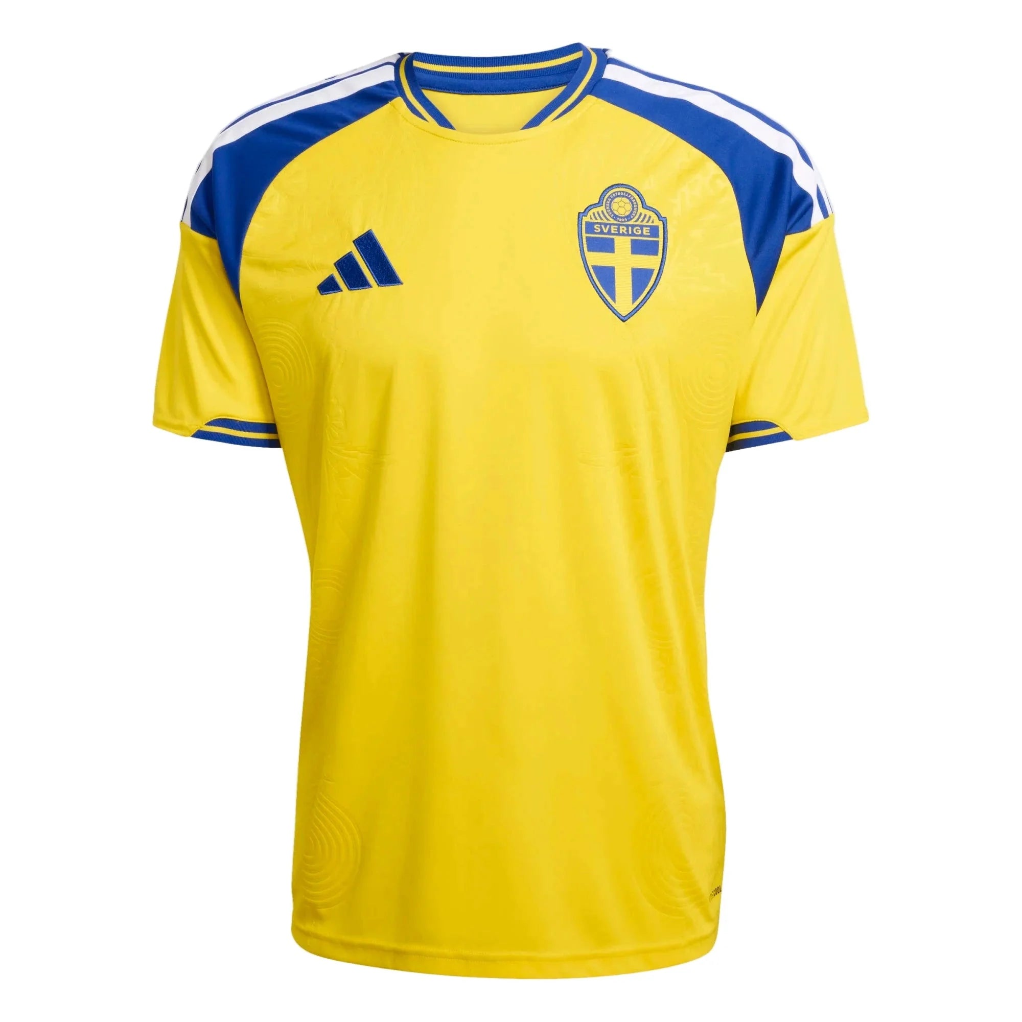 adidas 2026 Sweden Men's Stadium Home Soccer Jersey 1