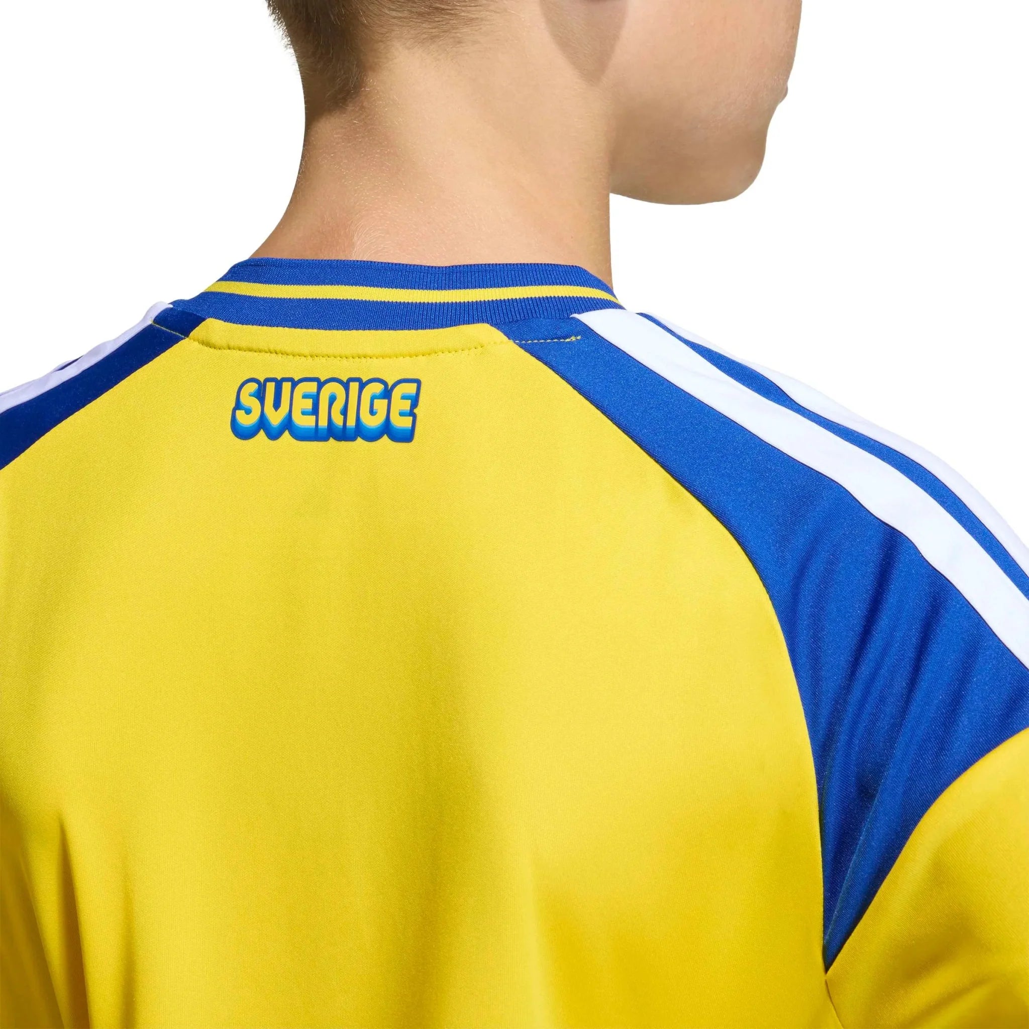 adidas 2026 Sweden Youth Stadium Home Soccer Jersey 4