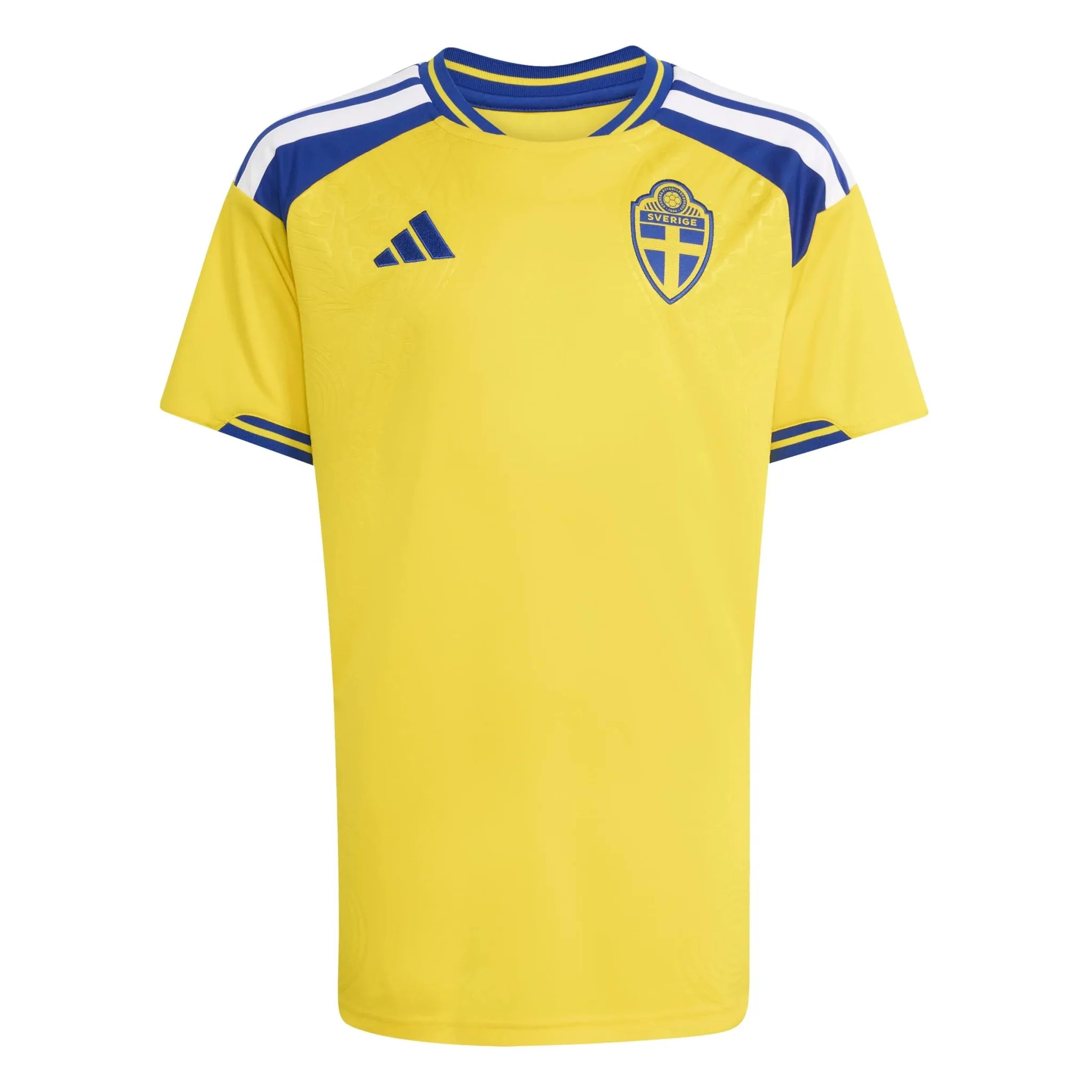 adidas 2026 Sweden Youth Stadium Home Soccer Jersey 1