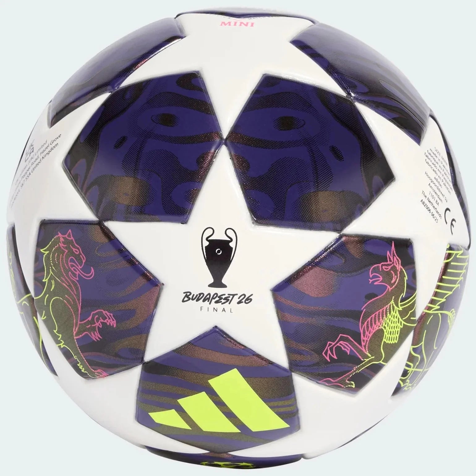 adidas 2026 UCL Final Mini Soccer Ball 2
