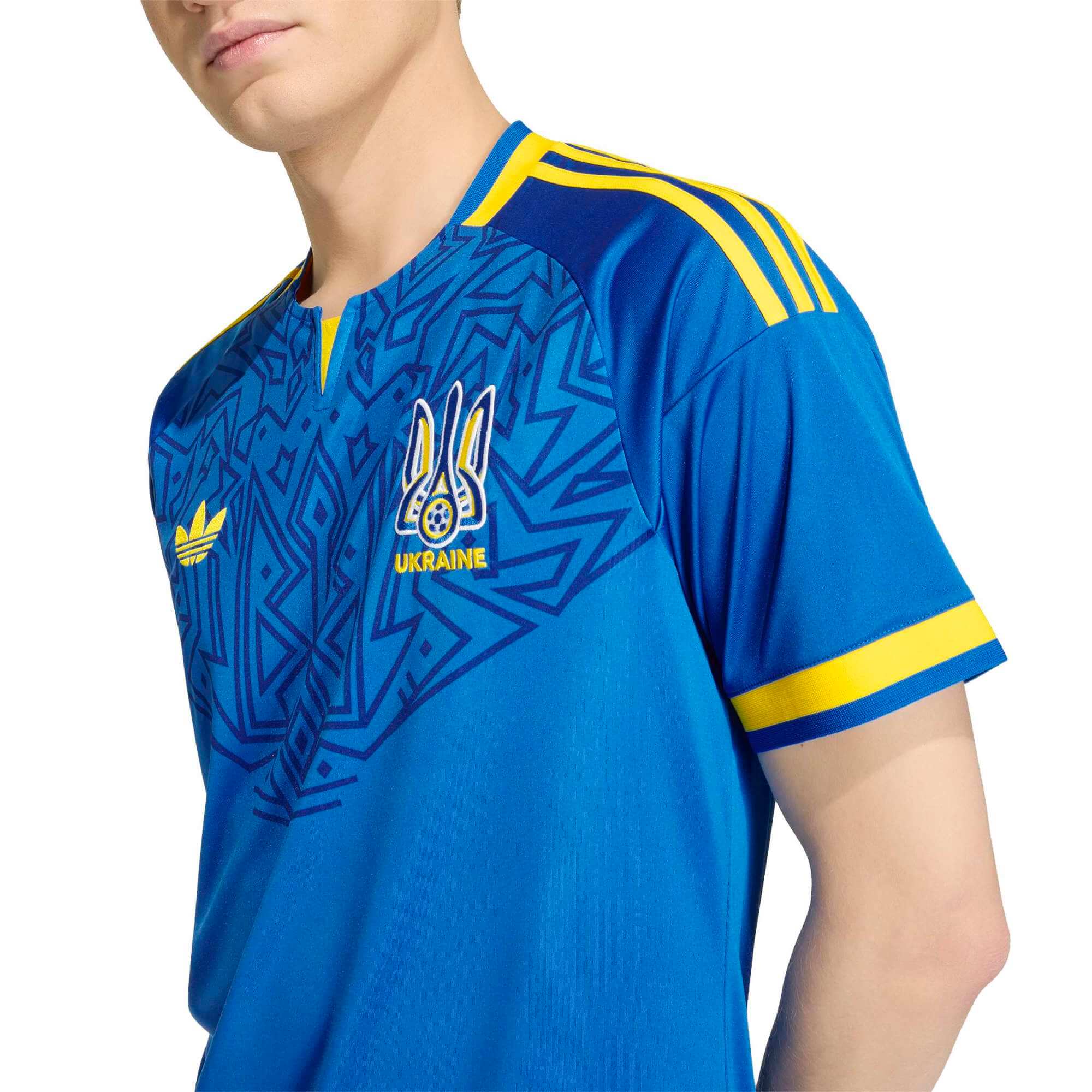 adidas 2026 Ukraine Men's Stadium Away Soccer Jersey 5