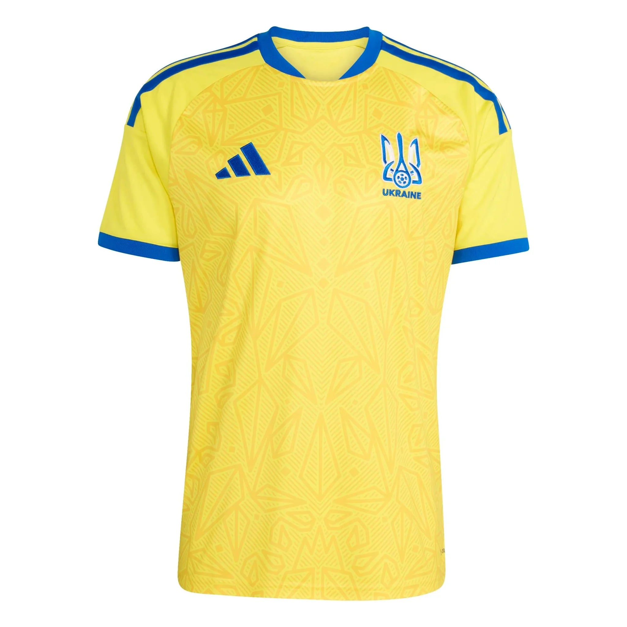 adidas 2026 Ukraine Men's Stadium Home Soccer Jersey 1