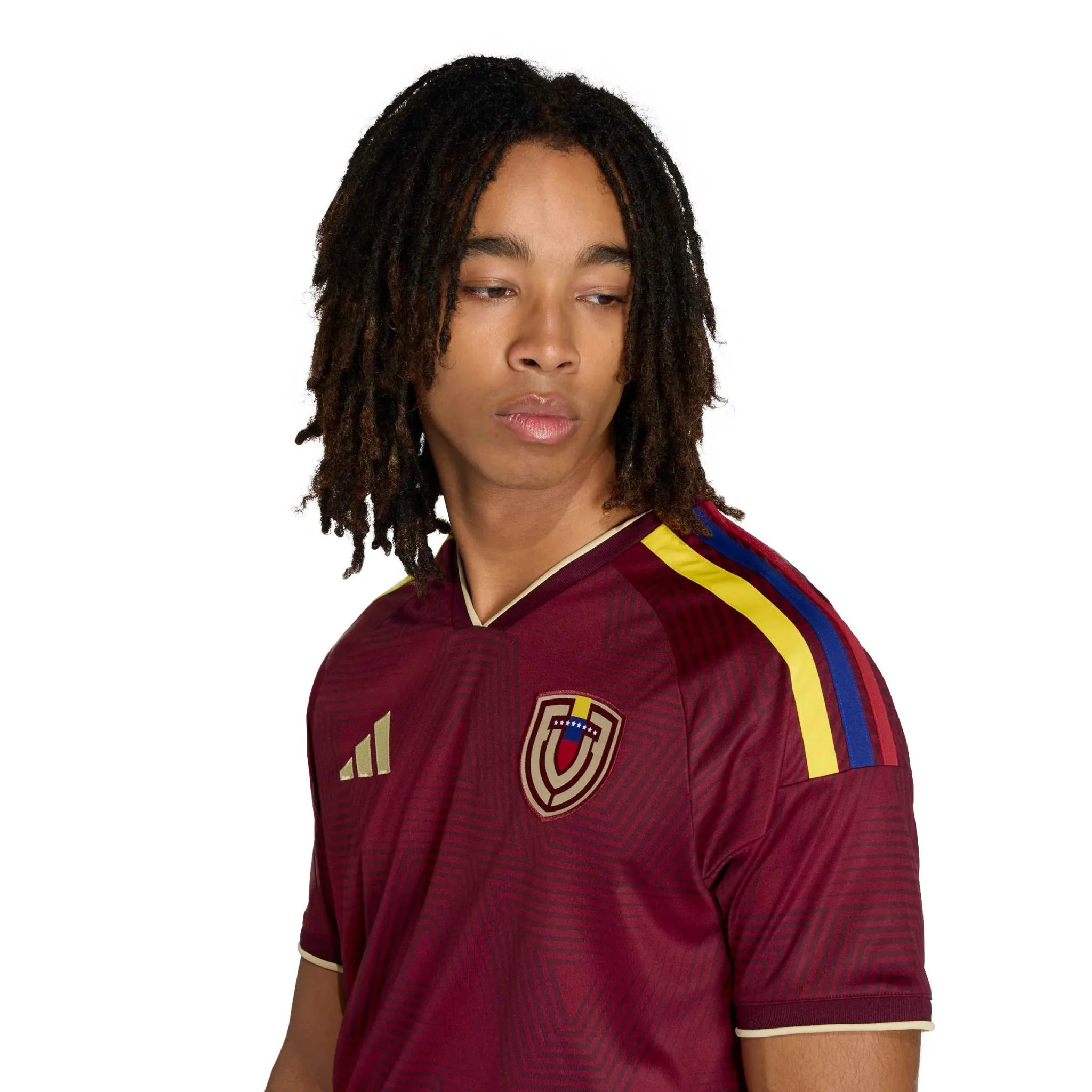 adidas 2026 Venezuela Men's Stadium Home Soccer Jersey 5