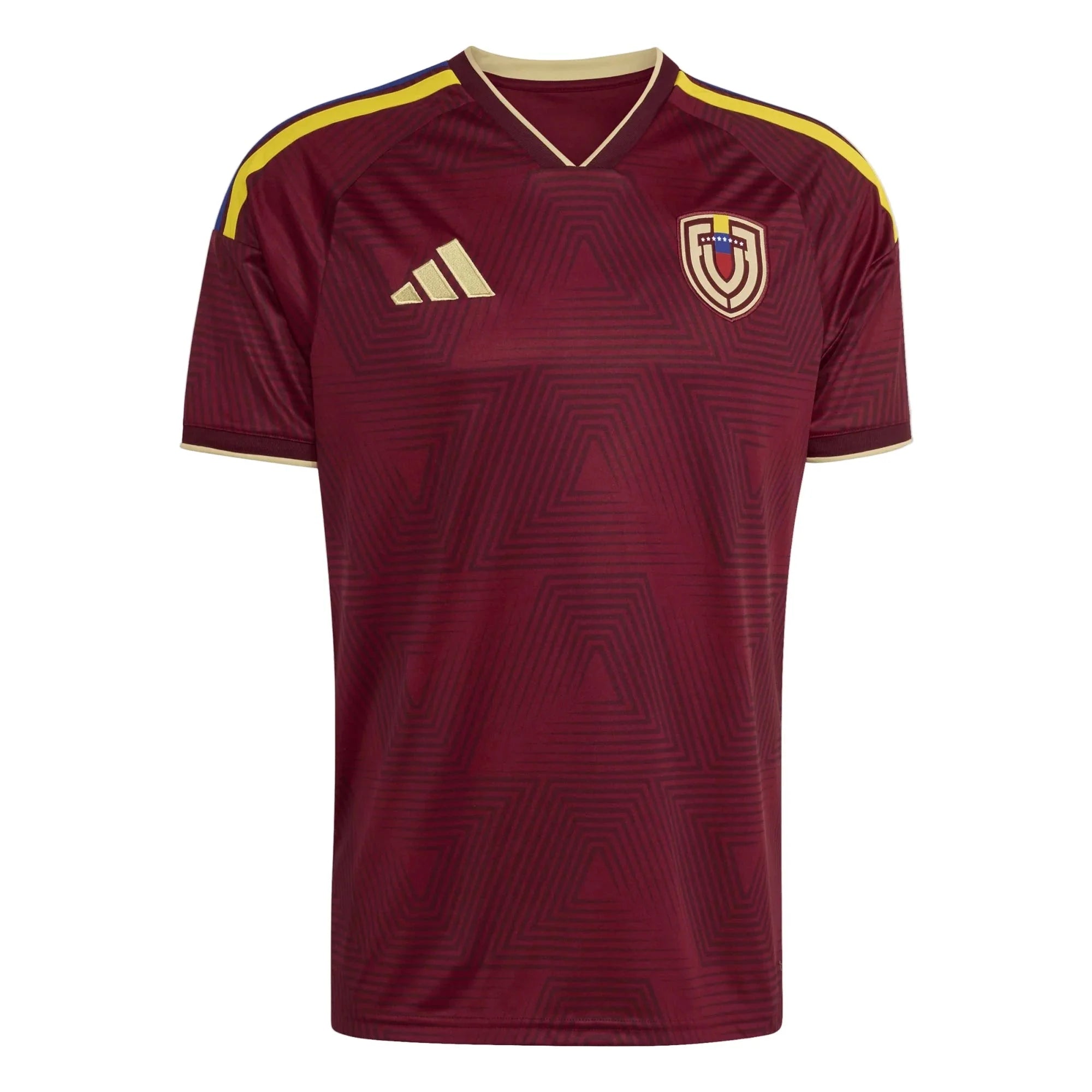adidas 2026 Venezuela Men's Stadium Home Soccer Jersey 1