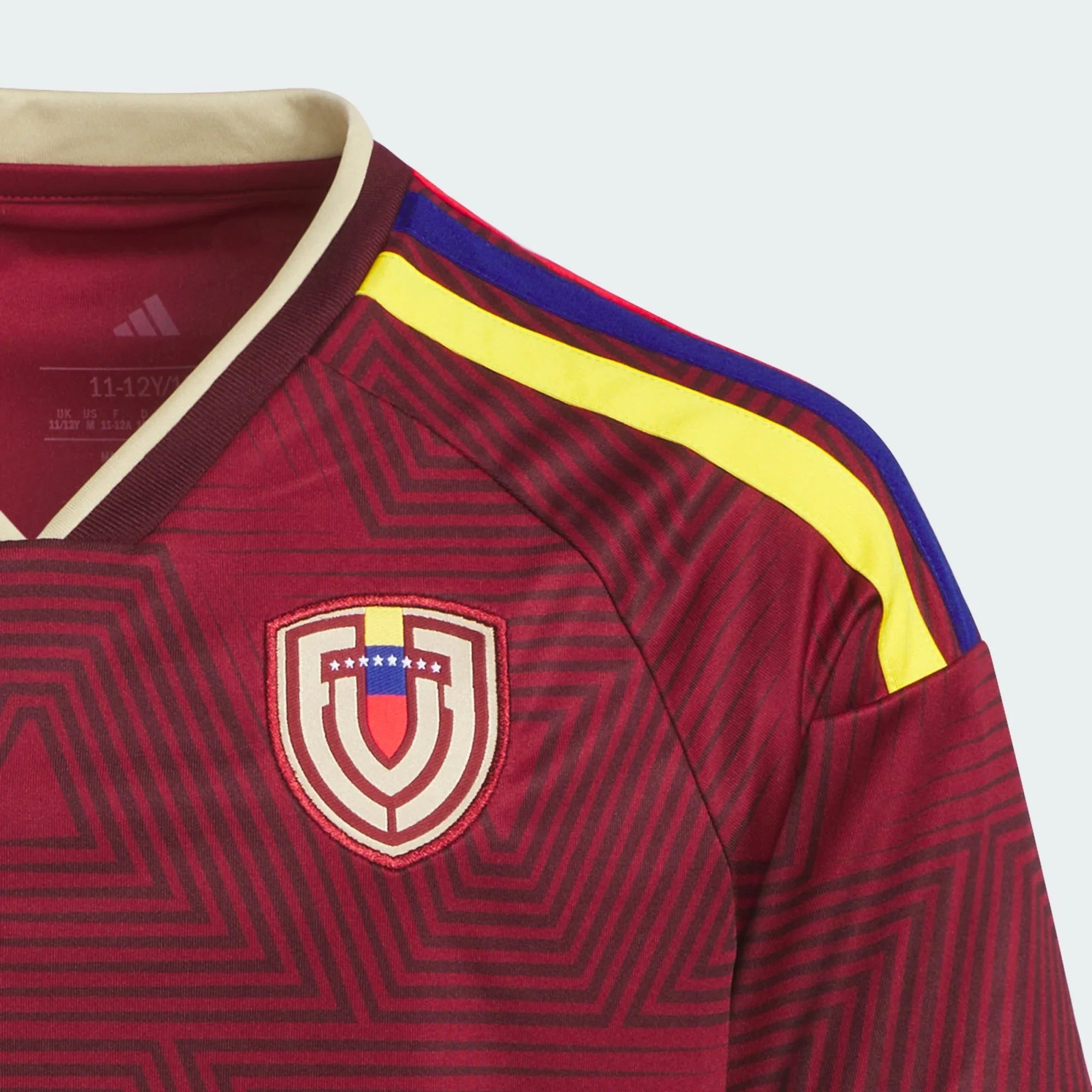 adidas 2026 Venezuela Youth Stadium Home Jersey 3