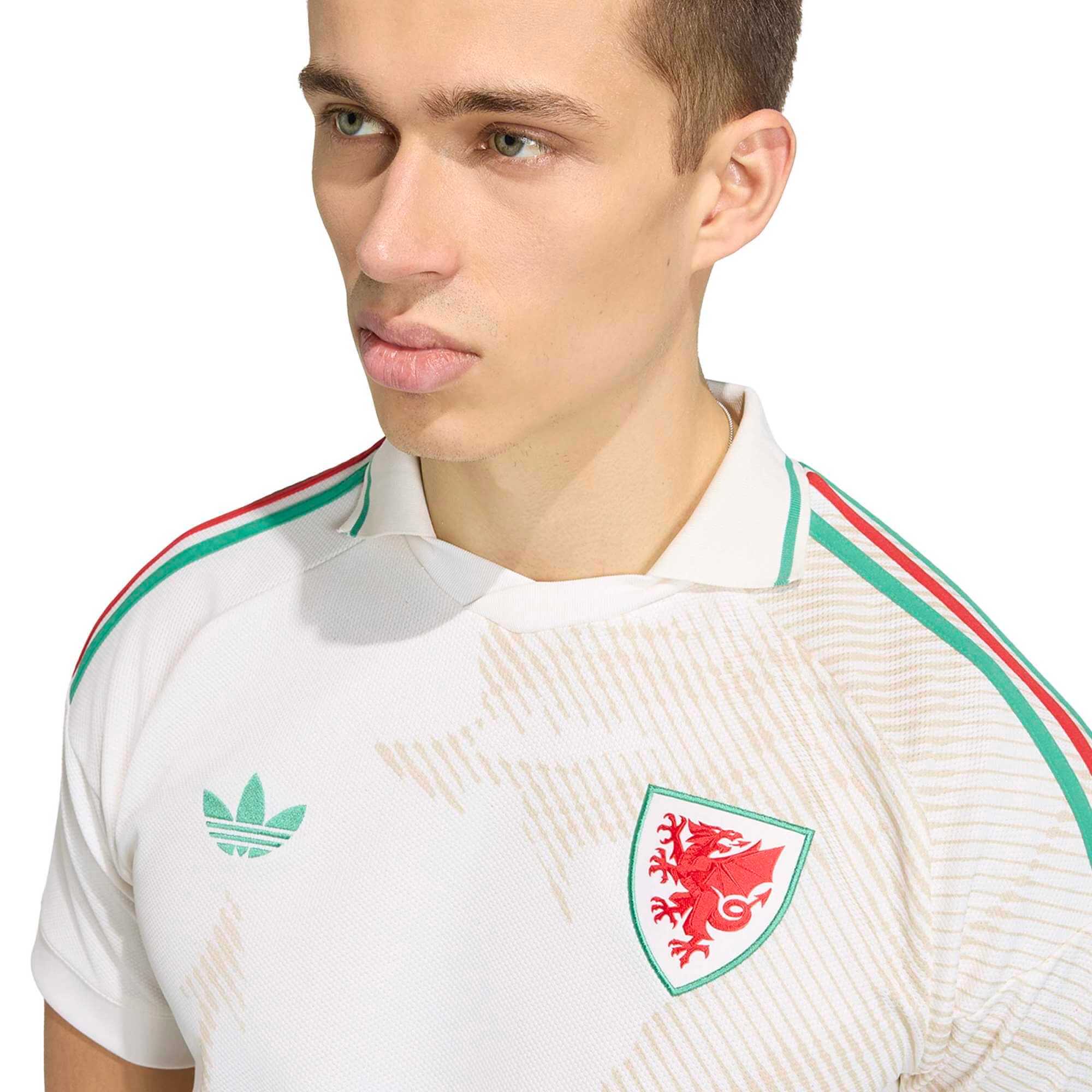 adidas 2026 Wales Men's Stadium Away Soccer Jersey 5