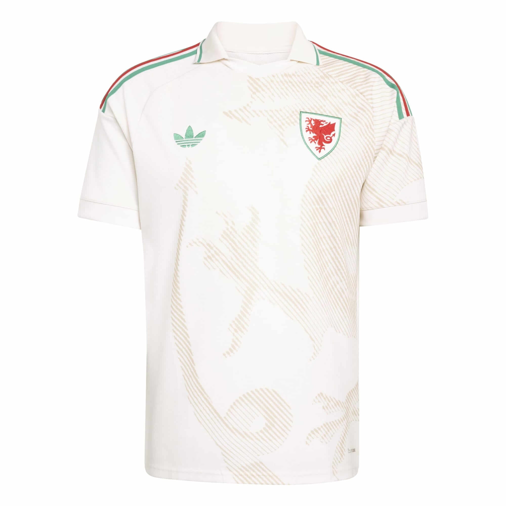 adidas 2026 Wales Men's Stadium Away Soccer Jersey 1