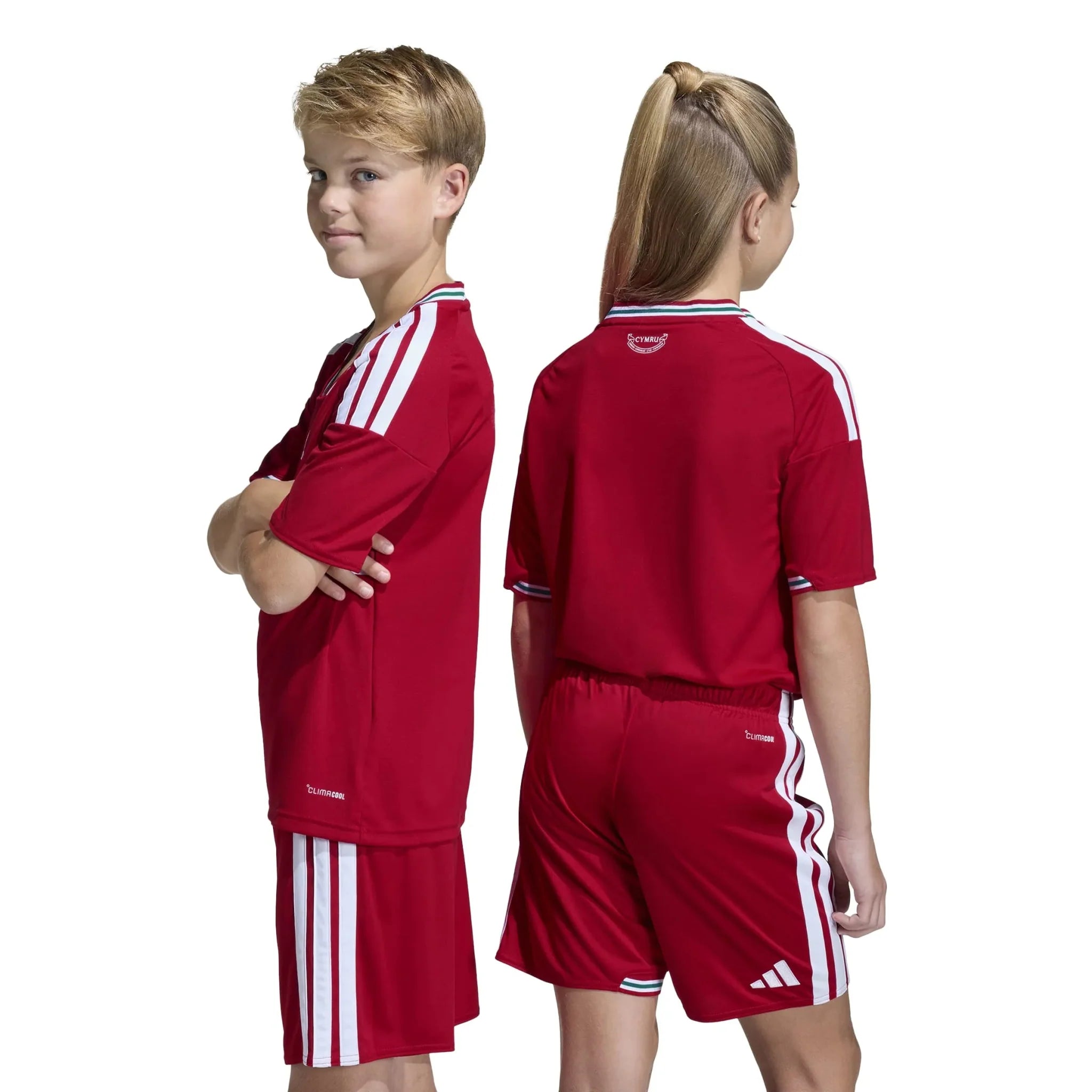 adidas 2026 Wales Youth Stadium Home Soccer Jersey 8
