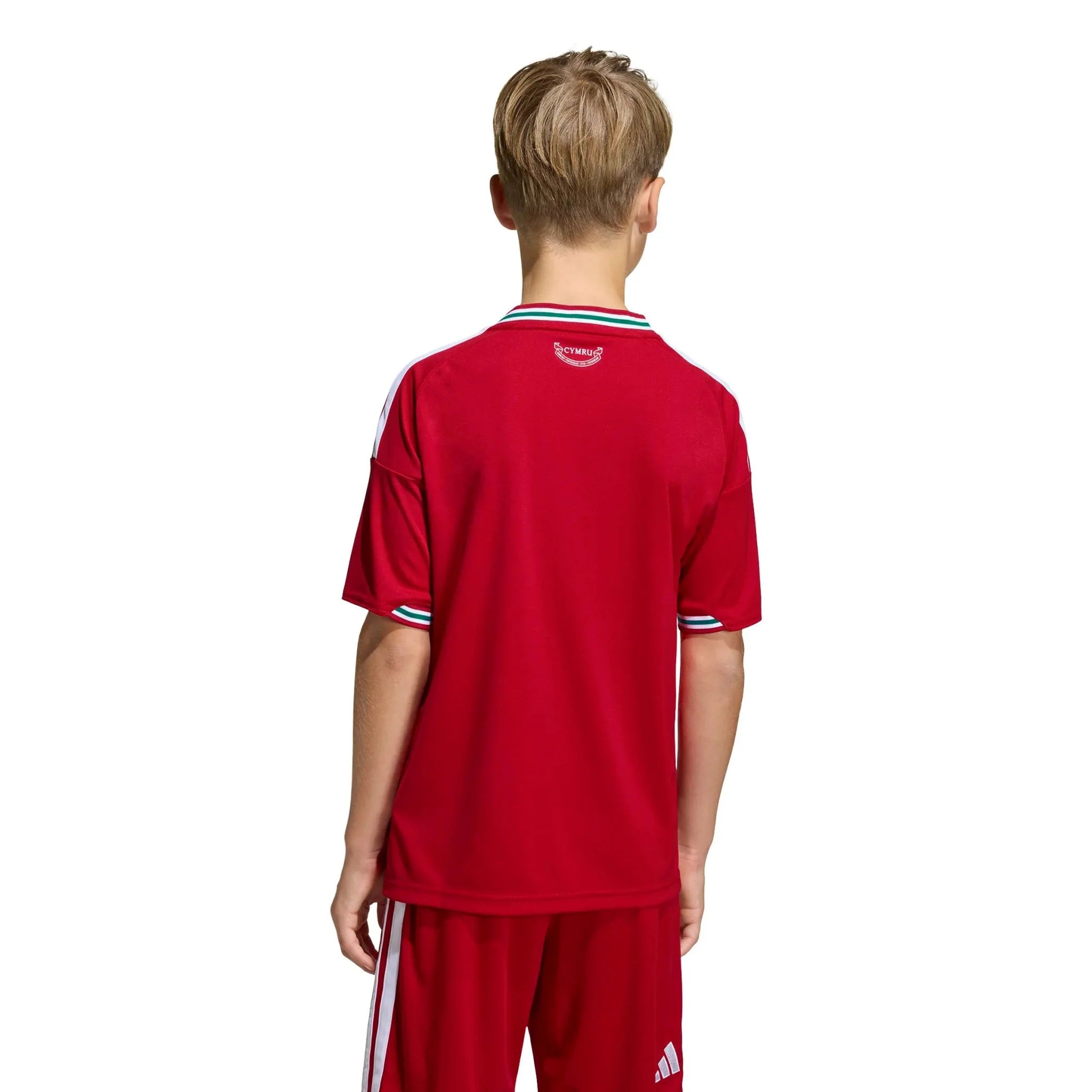 adidas 2026 Wales Youth Stadium Home Soccer Jersey 6