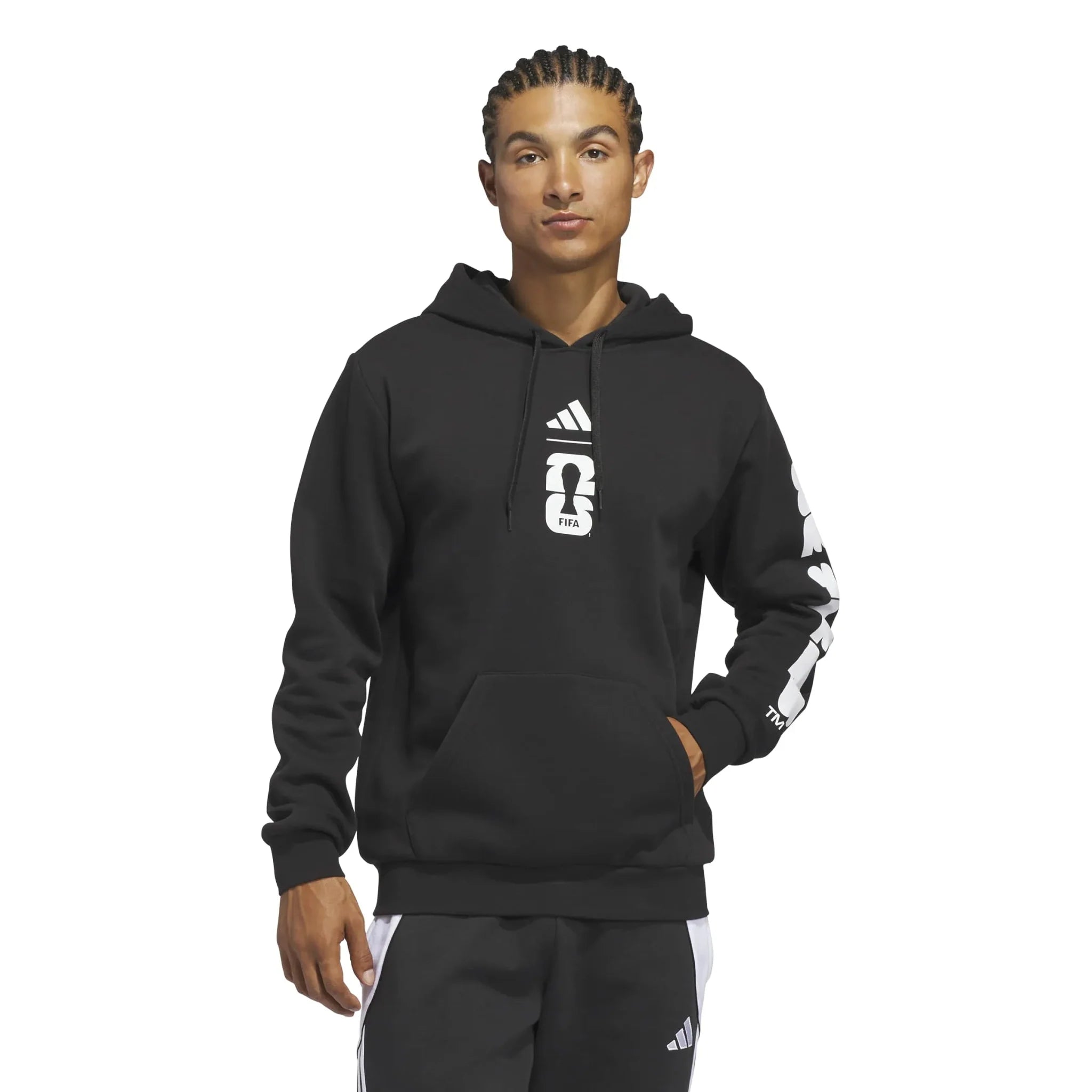 adidas 2026 World Cup Men's Match Ball Graphic Hoodie 2