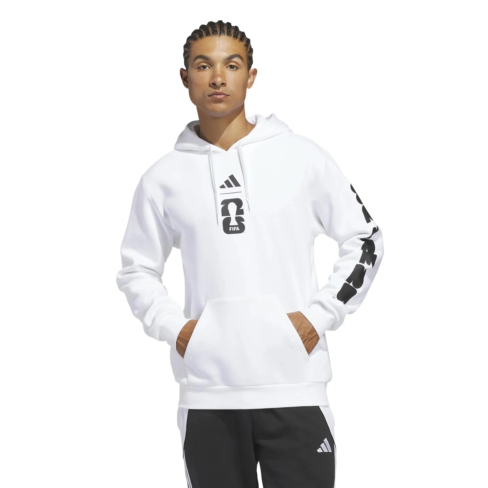 adidas 2026 World Cup Men's Match Ball Graphic Hoodie 2