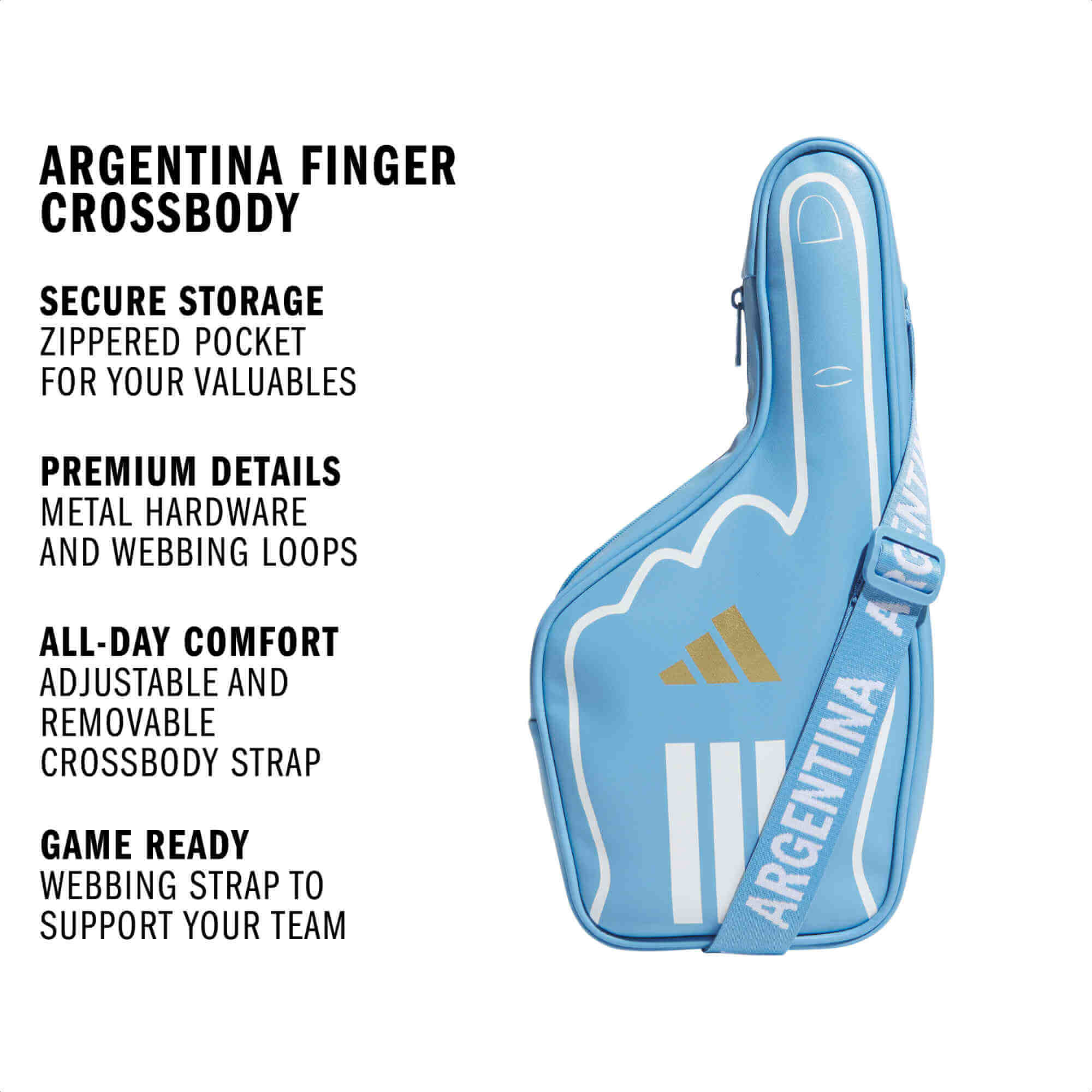 adidas Argentina Finger Crossbody Bag 5