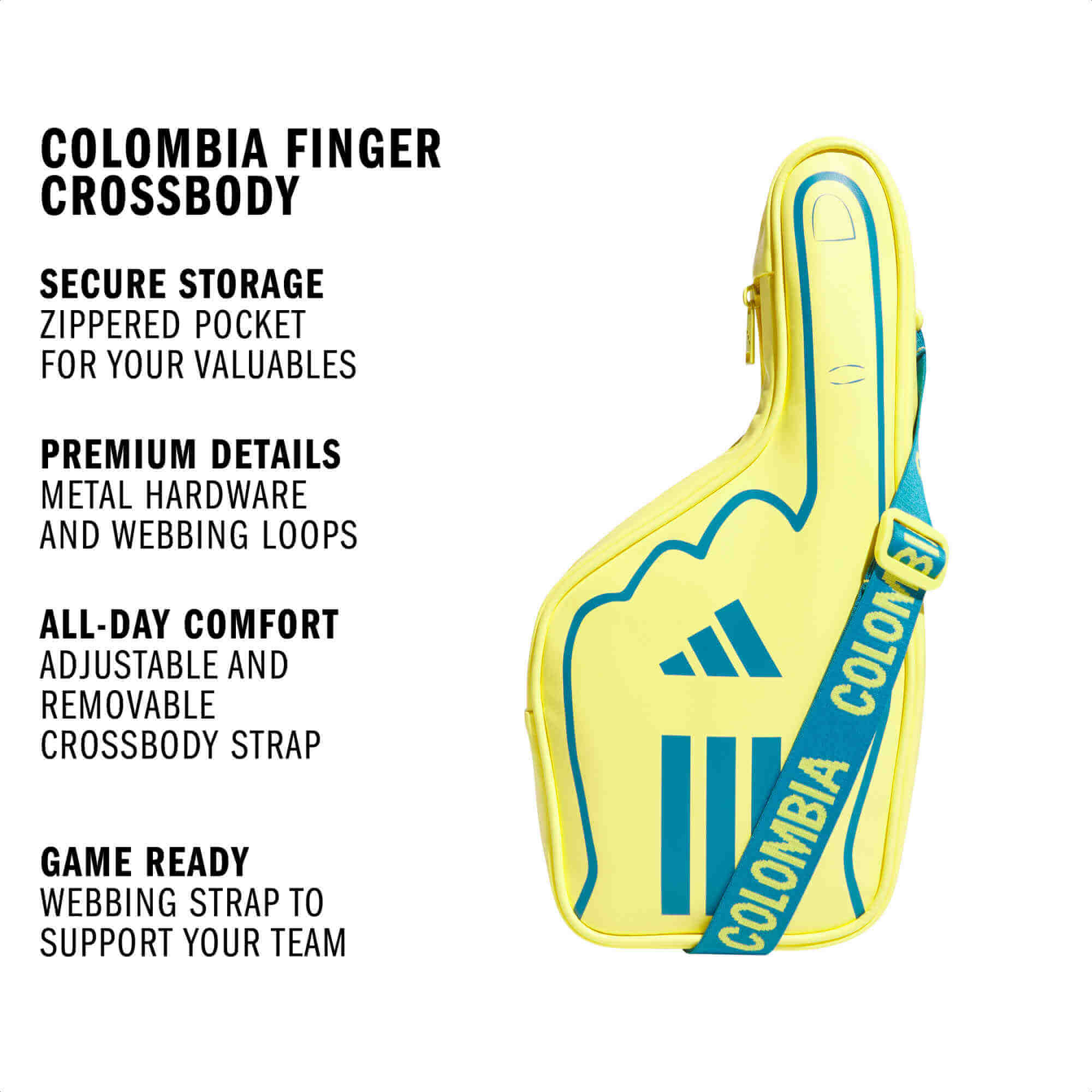 adidas Colombia Finger Crossbody Bag 5