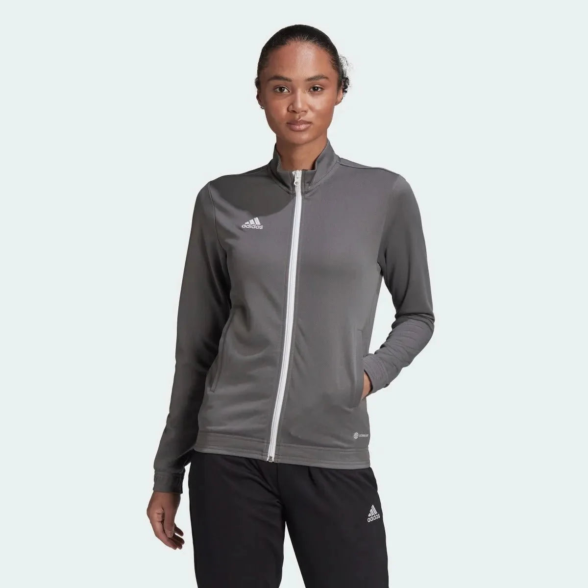 adidas Entrada 22 Women's Track Jacket - Team Grey 4