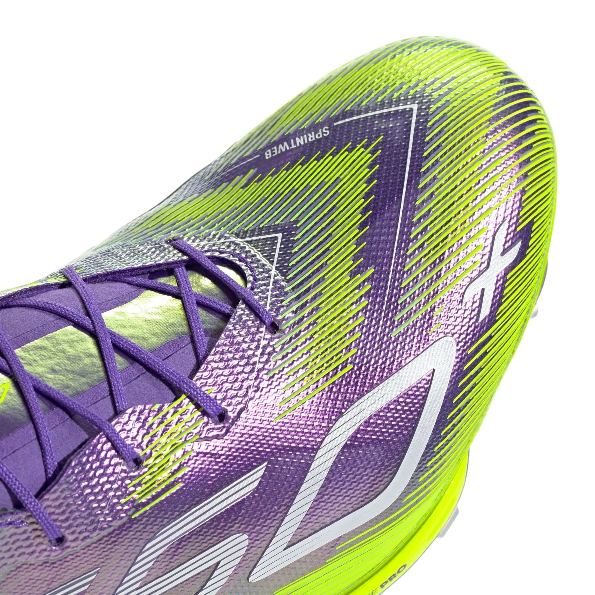 adidas F50+ Firm Ground Soccer Cleats - Radiant Blaze Pack (FA25) 7