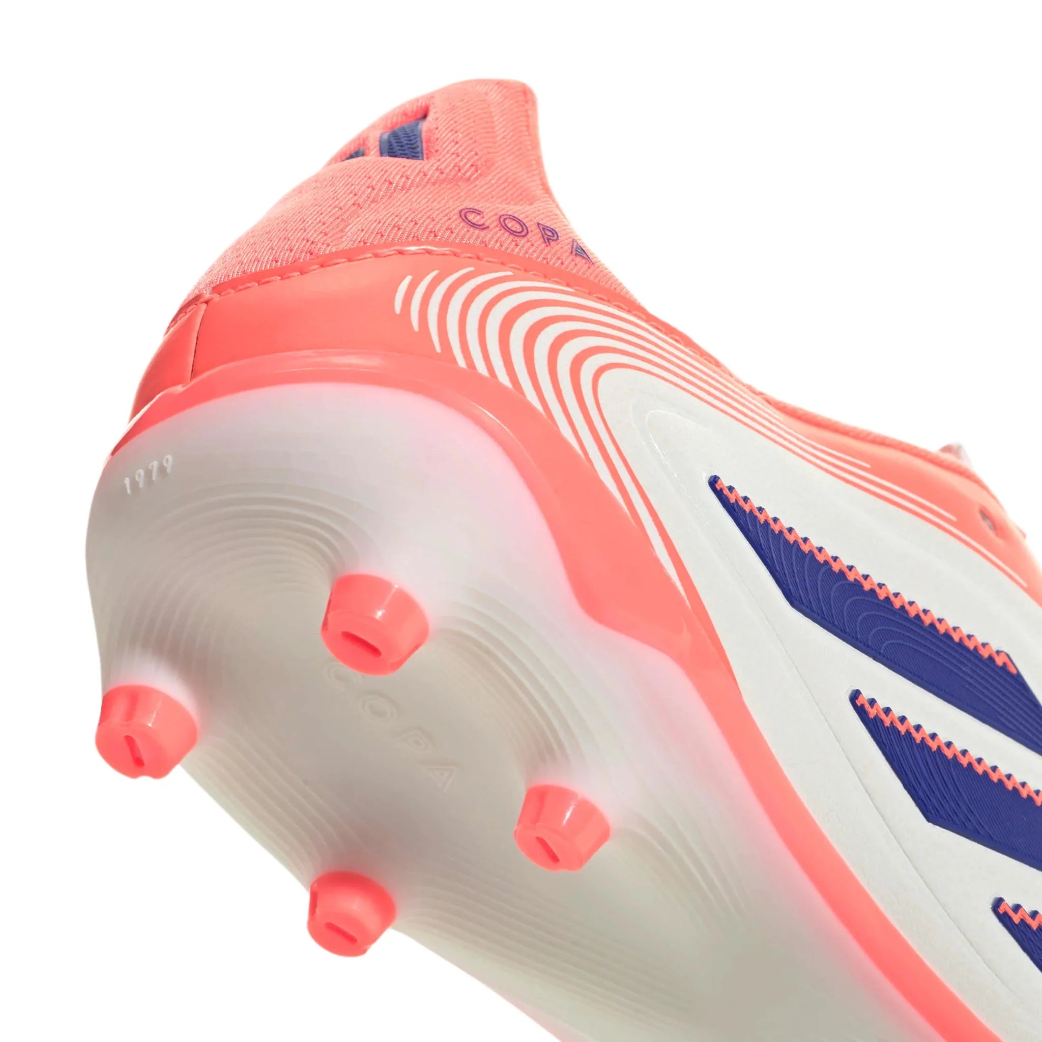 adidas Junior Copa Pure III League Firm/Multi Ground Soccer Cleats - Coral Blaze Pack (FA25) 8