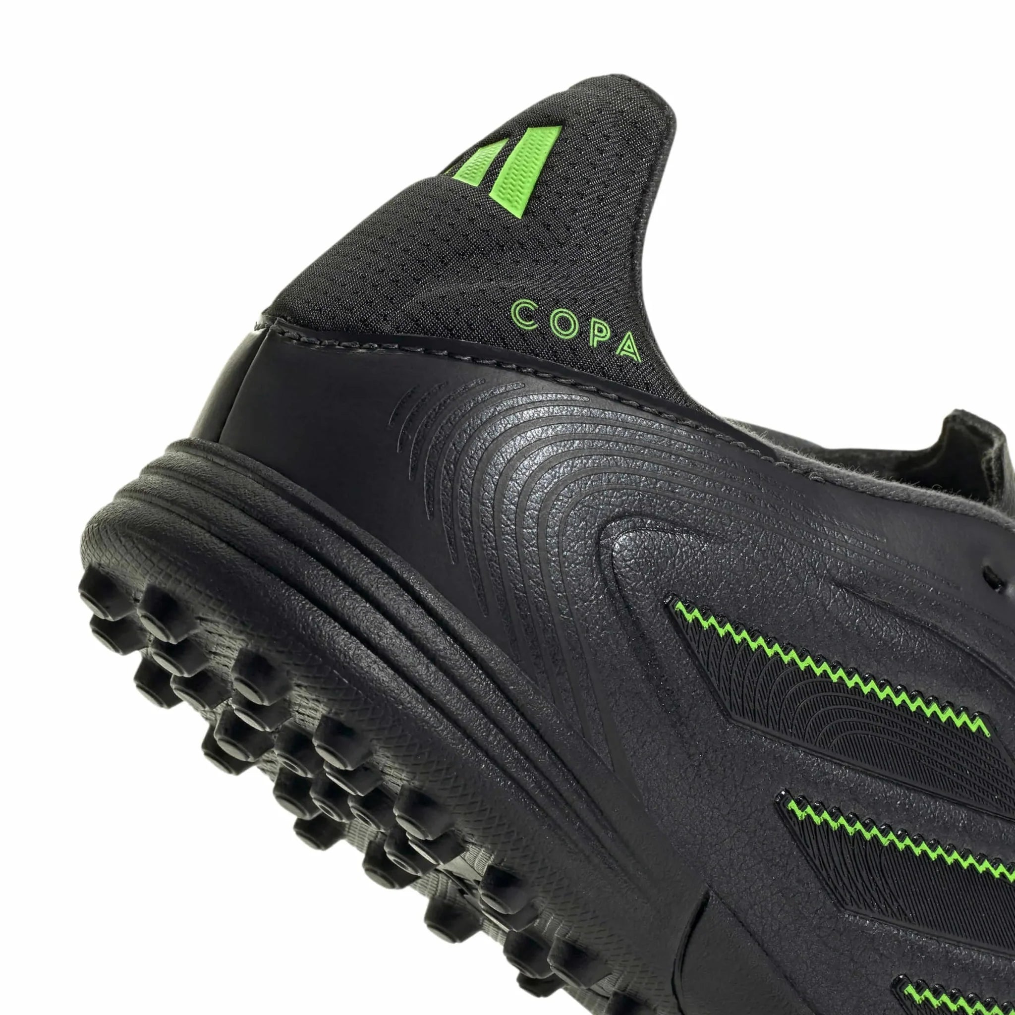 adidas Junior Copa Pure III League Turf Soccer Shoes - Electric Stealth Pack (FA25) 8
