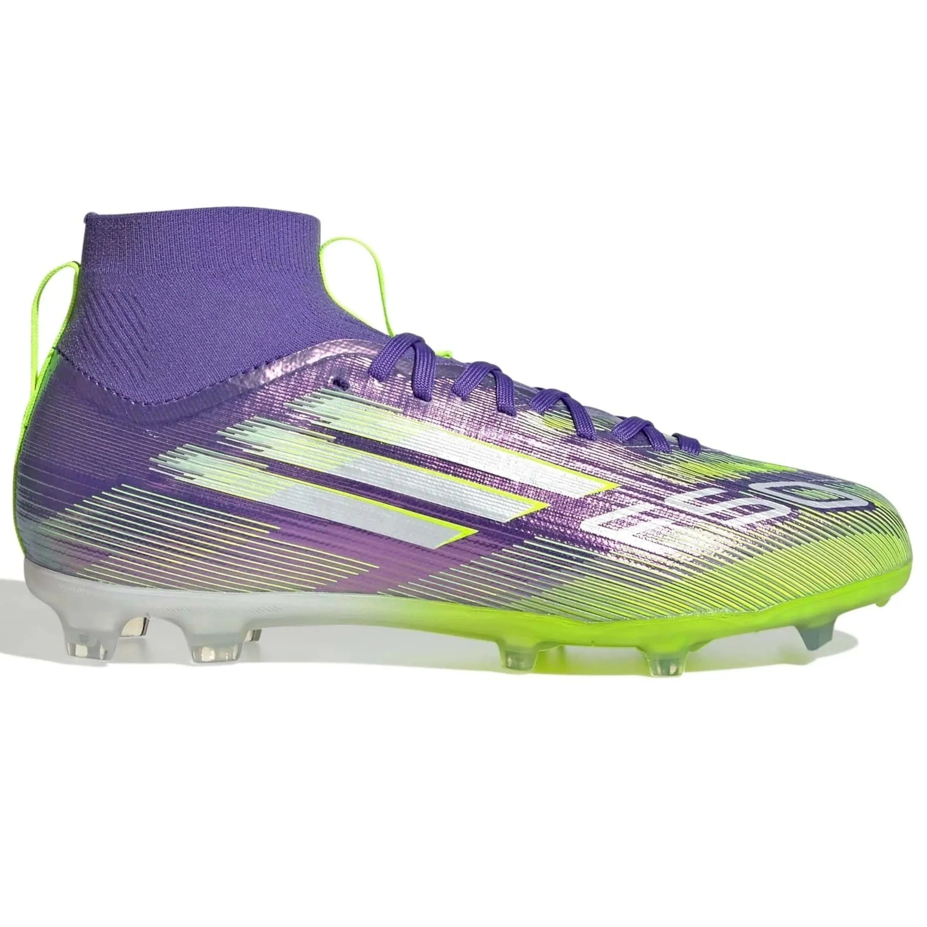 adidas Junior F50 Elite Mid Firm Ground Soccer Cleats - Radiant Blaze Pack (FA25) 1