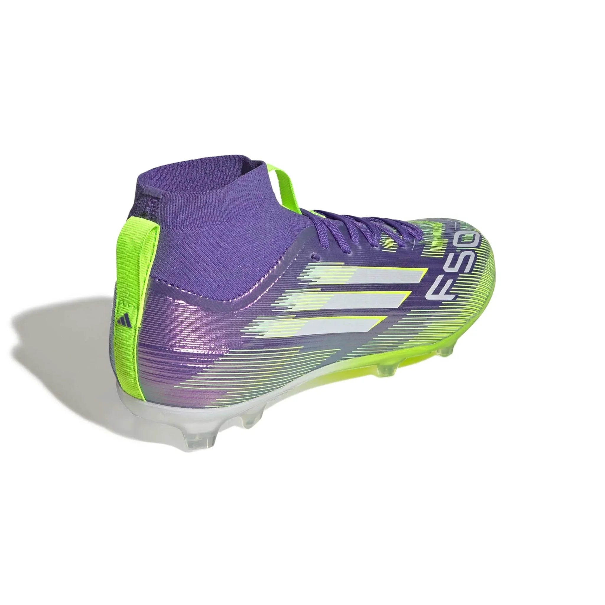 adidas Junior F50 Elite Mid Firm Ground Soccer Cleats - Radiant Blaze Pack (FA25) 4