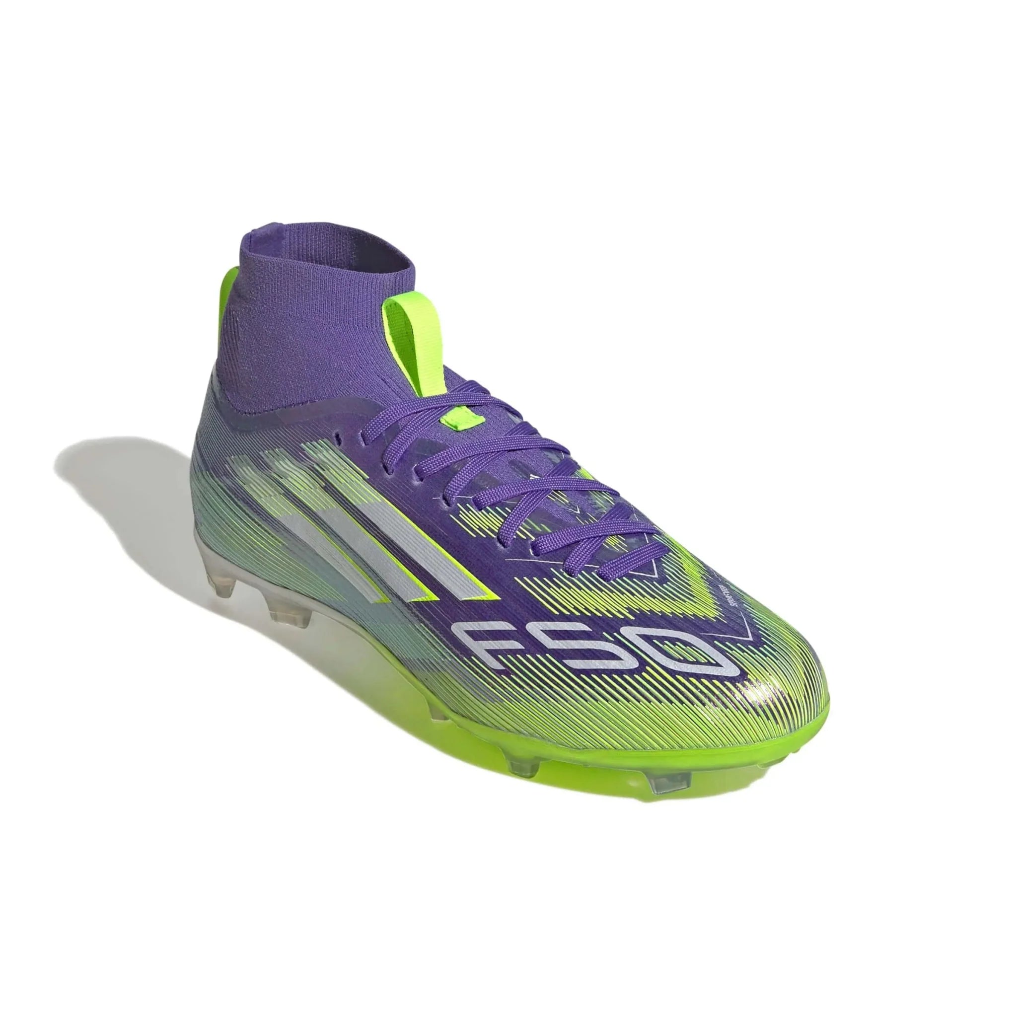 adidas Junior F50 Elite Mid Firm Ground Soccer Cleats - Radiant Blaze Pack (FA25) 3