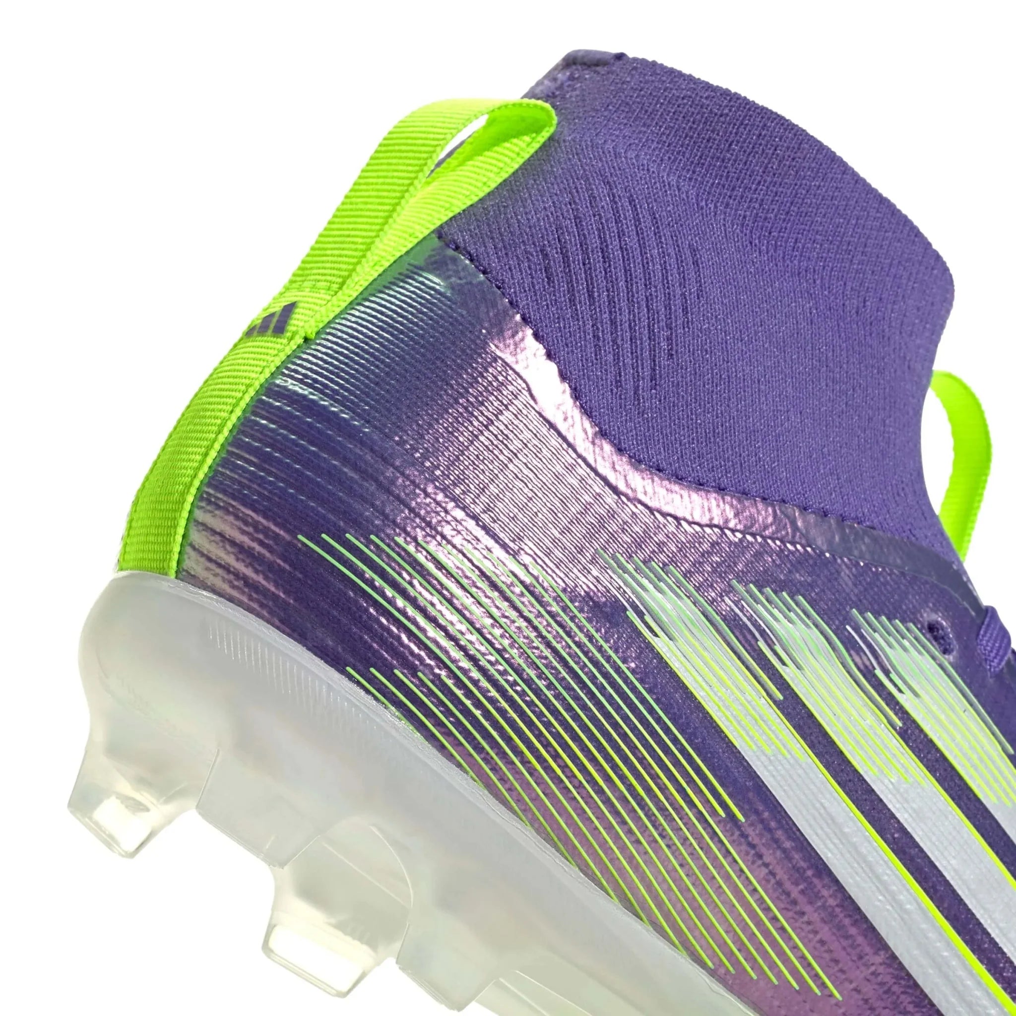 adidas Junior F50 Elite Mid Firm Ground Soccer Cleats - Radiant Blaze Pack (FA25) 8