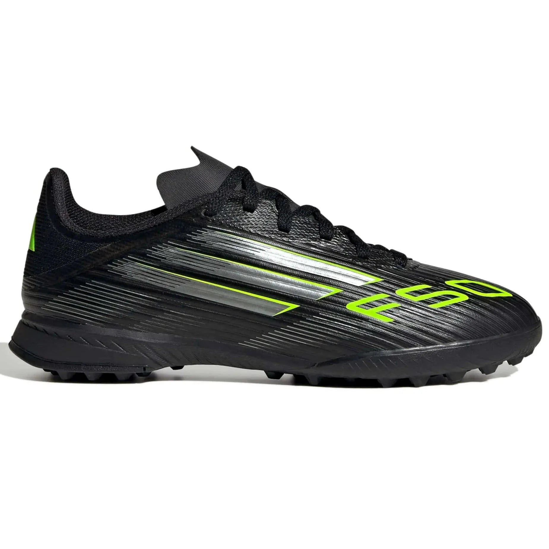 adidas Junior F50 League Turf Soccer Shoes - Electric Stealth Pack (FA25) 1