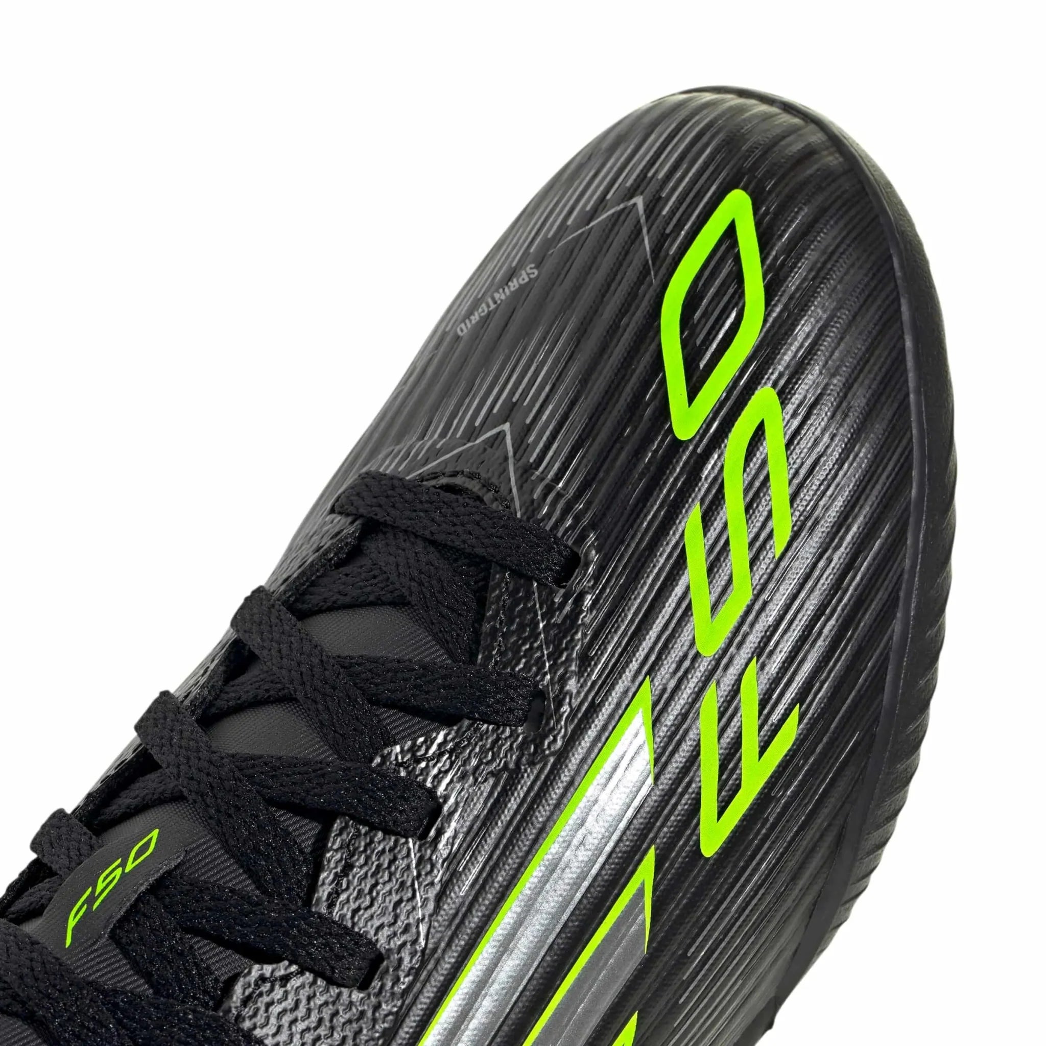 adidas Junior F50 League Turf Soccer Shoes - Electric Stealth Pack (FA25) 7