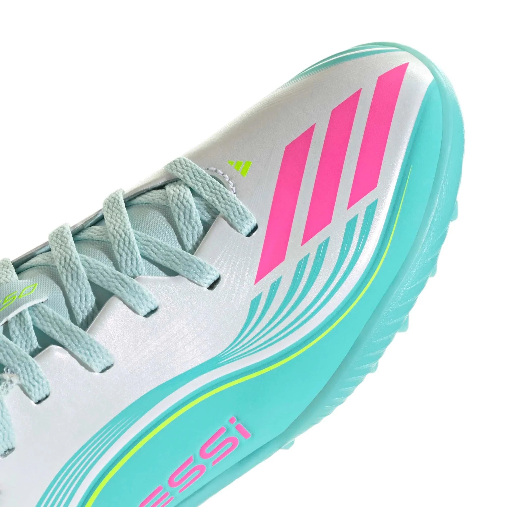 adidas JR F50 Messi League Turf Soccer Shoes - Messi Aurora Radiante Pack (SP26) 7