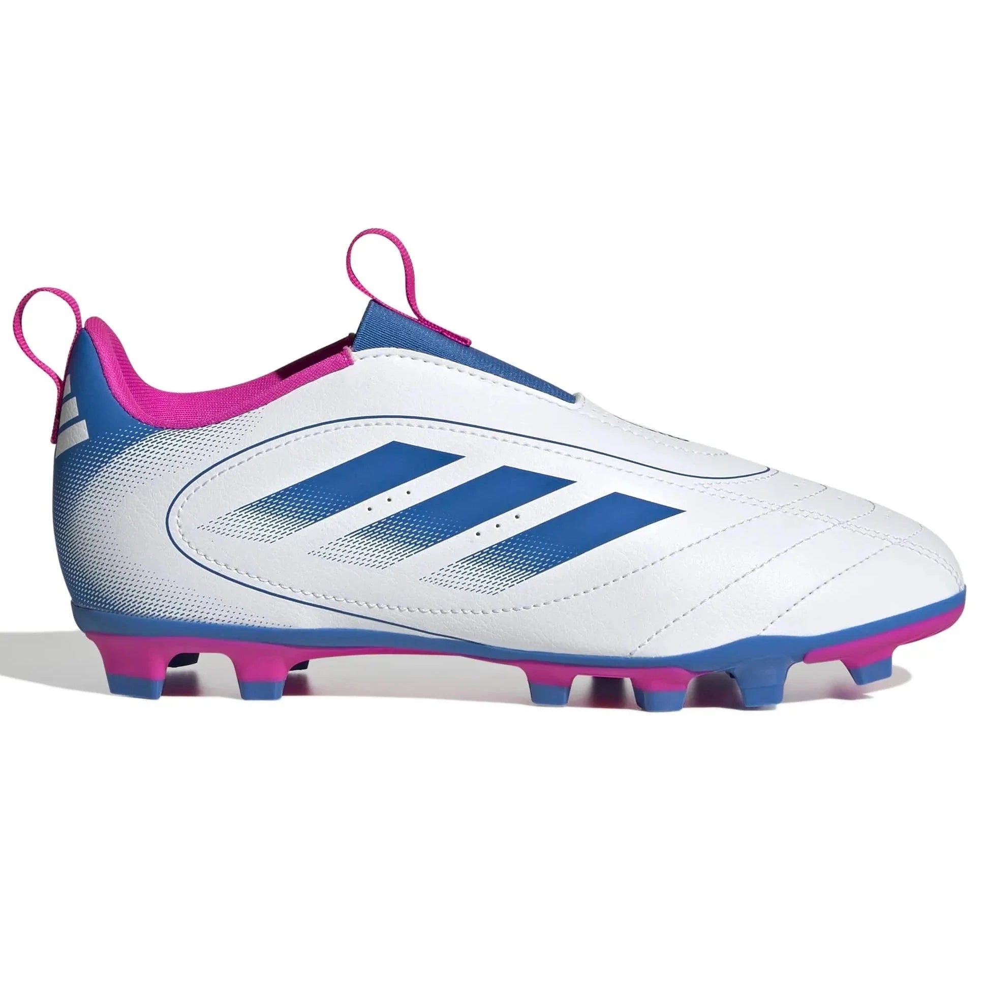 adidas Junior Goletto IX Laceless Firm/Multi Ground Soccer Cleats 1