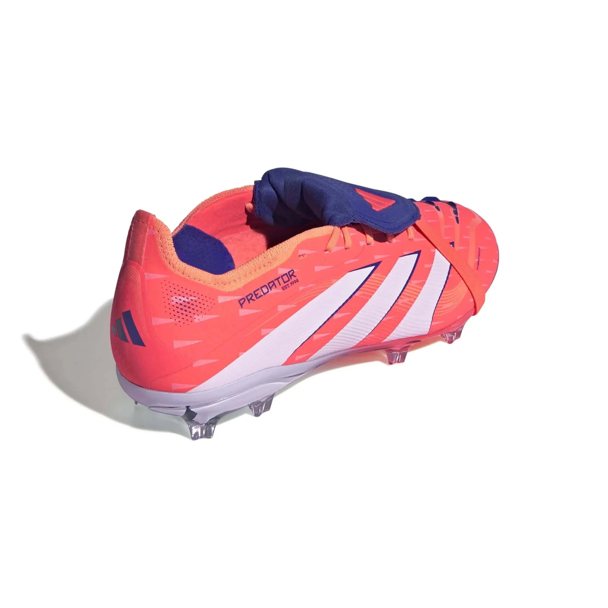 adidas Junior Predator Elite Fold-Over Tongue Firm Ground Soccer Cleats - Coral Blaze Pack (FA25) 4