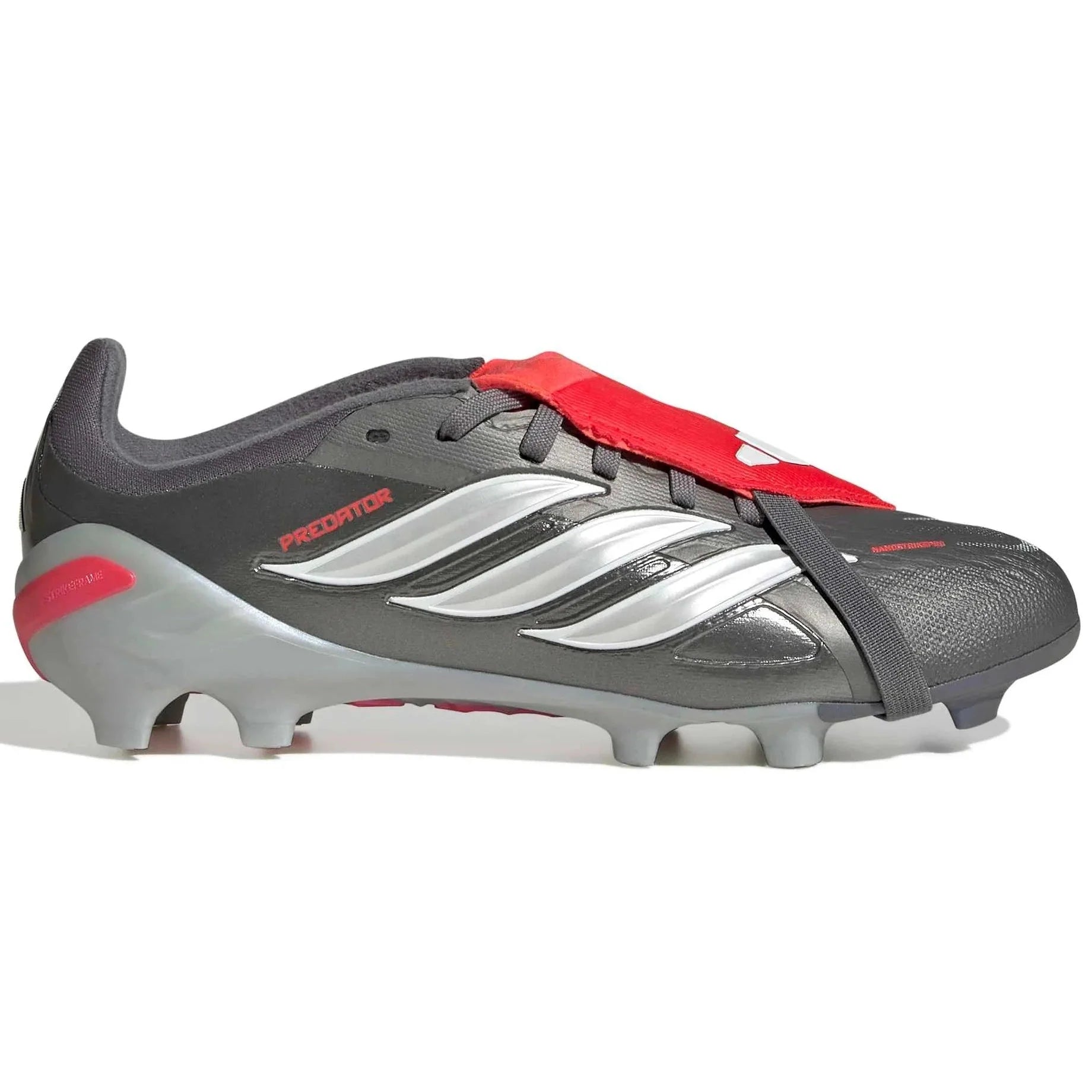 adidas Junior Predator Elite Fold-Over Tongue Firm Ground Soccer Cleats - Finishers Steel Pack (SP26) 1