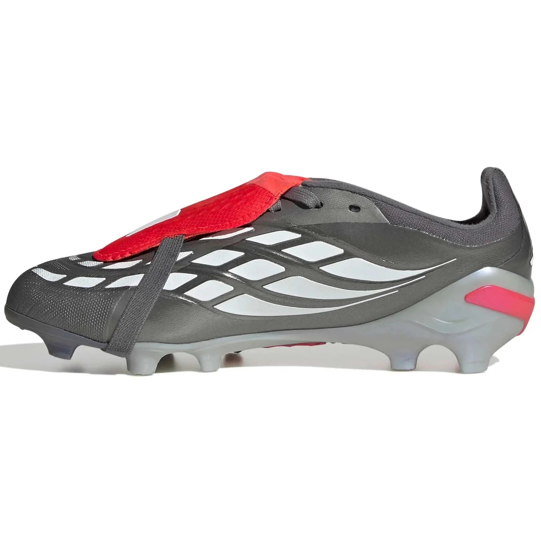 adidas Junior Predator Elite Fold-Over Tongue Firm Ground Soccer Cleats - Finishers Steel Pack (SP26) 2